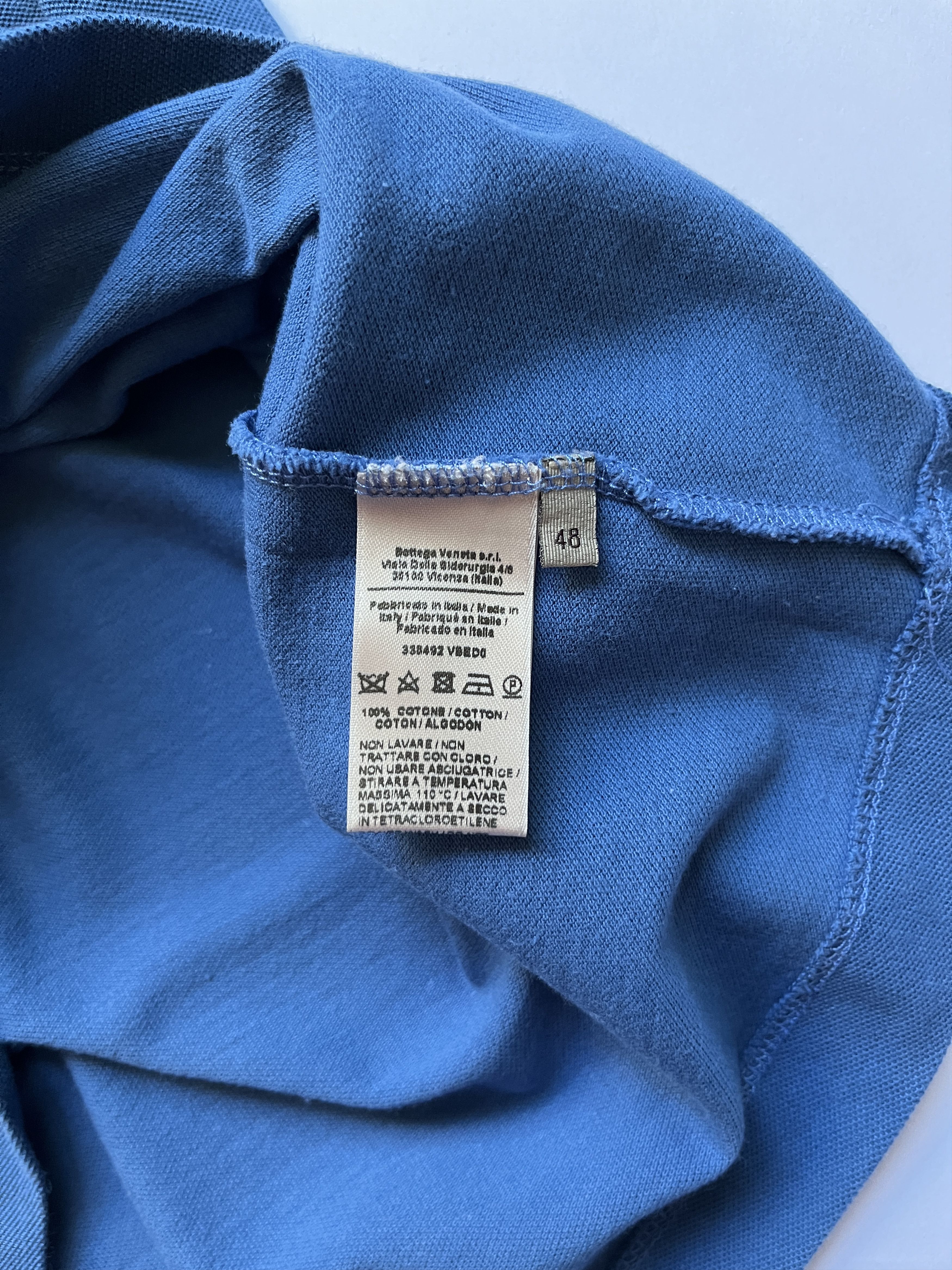 Bottega Veneta ⚡️QUICK SALE⚡️Bottega Veneta Blue Polo Size US M / EU 48-50 / 2 - 5 Thumbnail