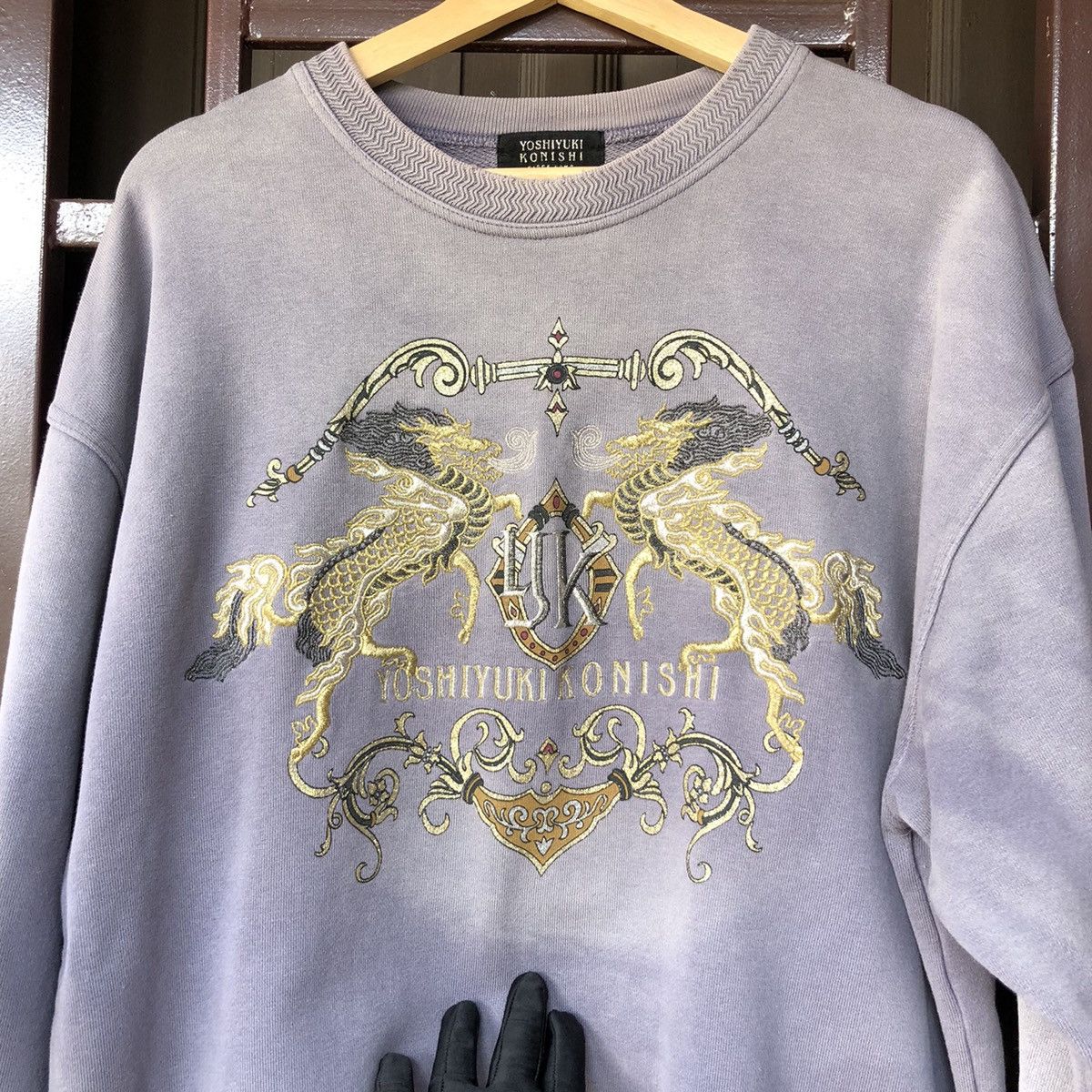Japanese Brand Distressed🔥Vintage Yoshiyuki Konishi Sweatshirt Embroidery Size US XL / EU 56 / 4 - 5 Thumbnail