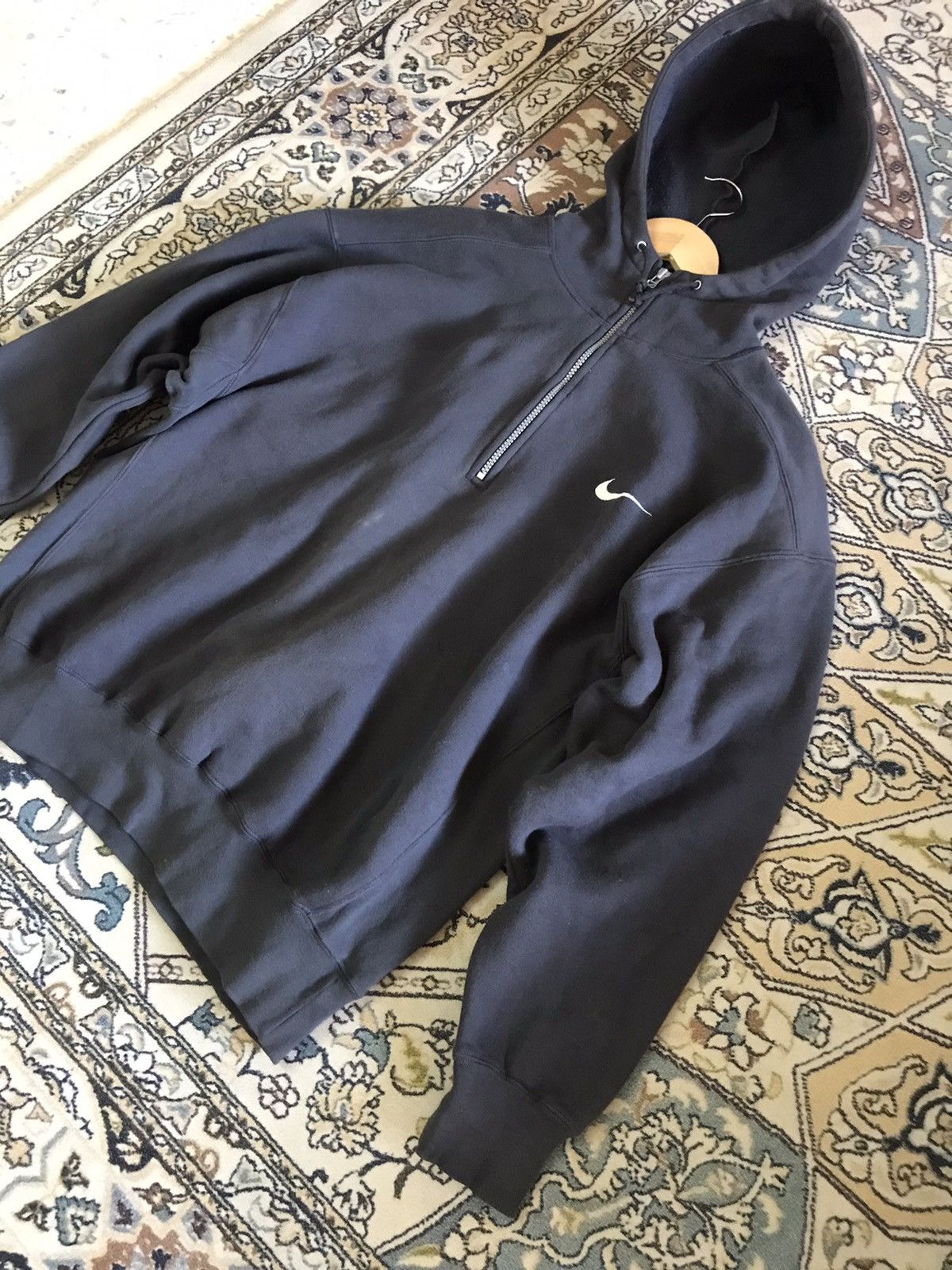 Nike Vintage 90s Nike Faded Colour Oversized Sweatshirt Hoodie Size US L / EU 52-54 / 3 - 2 Thumbnail