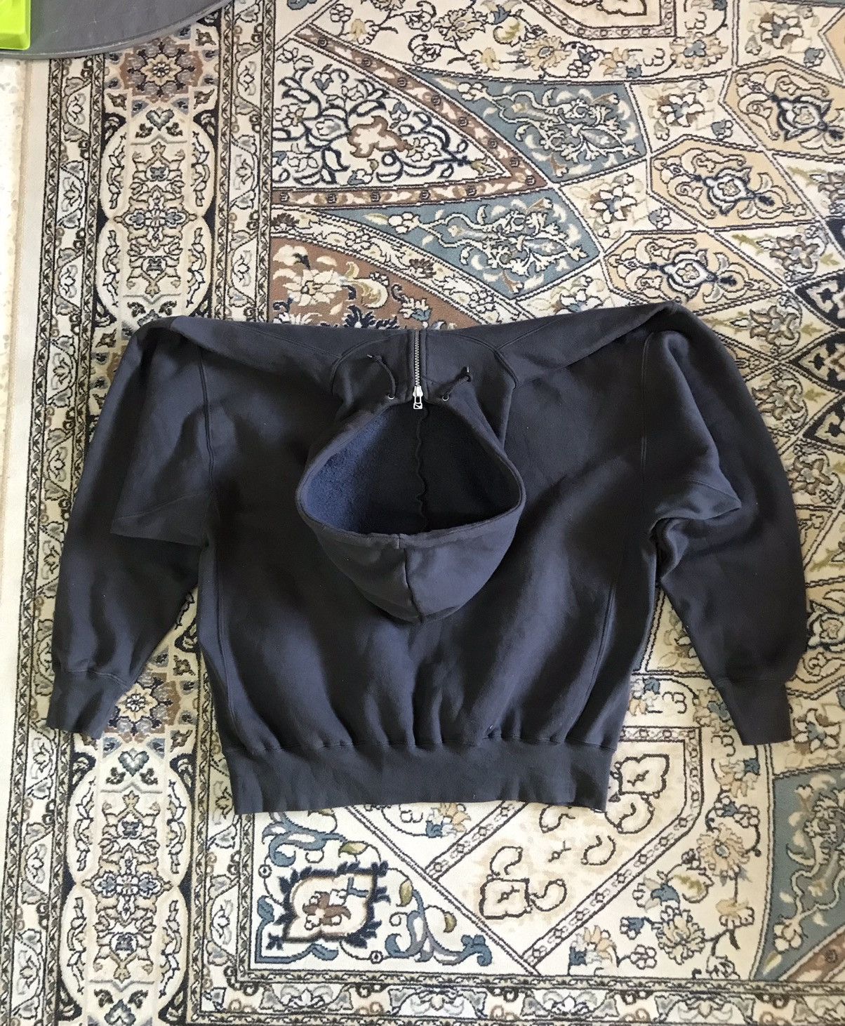 Nike Vintage 90s Nike Faded Colour Oversized Sweatshirt Hoodie Size US L / EU 52-54 / 3 - 3 Thumbnail