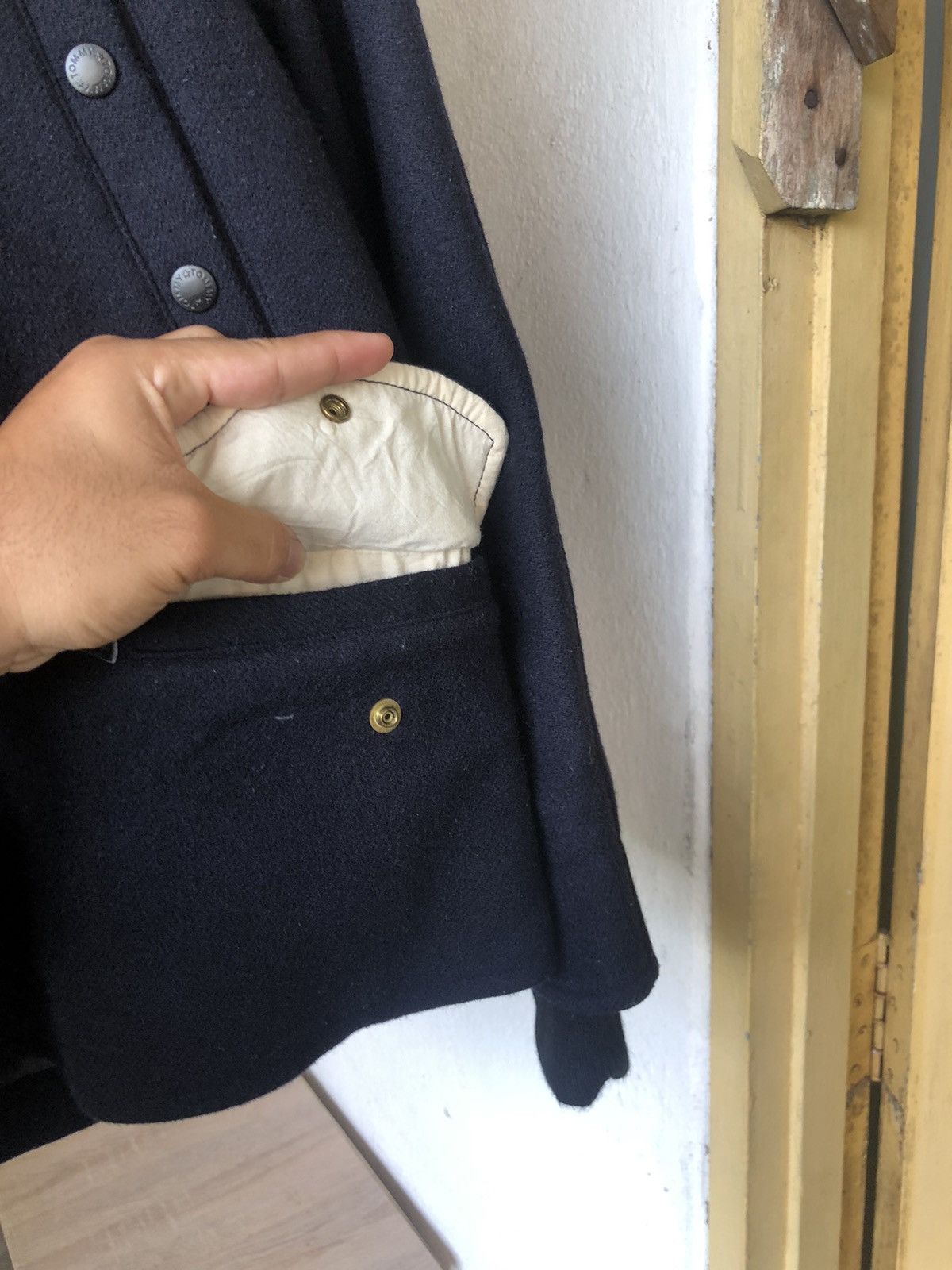 Tommy Hilfiger Vintage Tommy Hilfiger Wool Duffle Jacket wt Hoodie Size M / US 6-8 / IT 42-44 - 16 Thumbnail