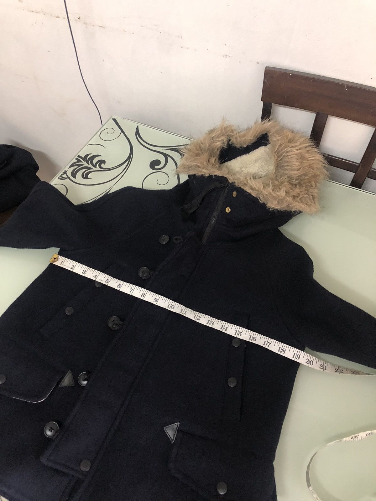 Tommy Hilfiger Vintage Tommy Hilfiger Wool Duffle Jacket wt Hoodie Size M / US 6-8 / IT 42-44 - 21 Thumbnail