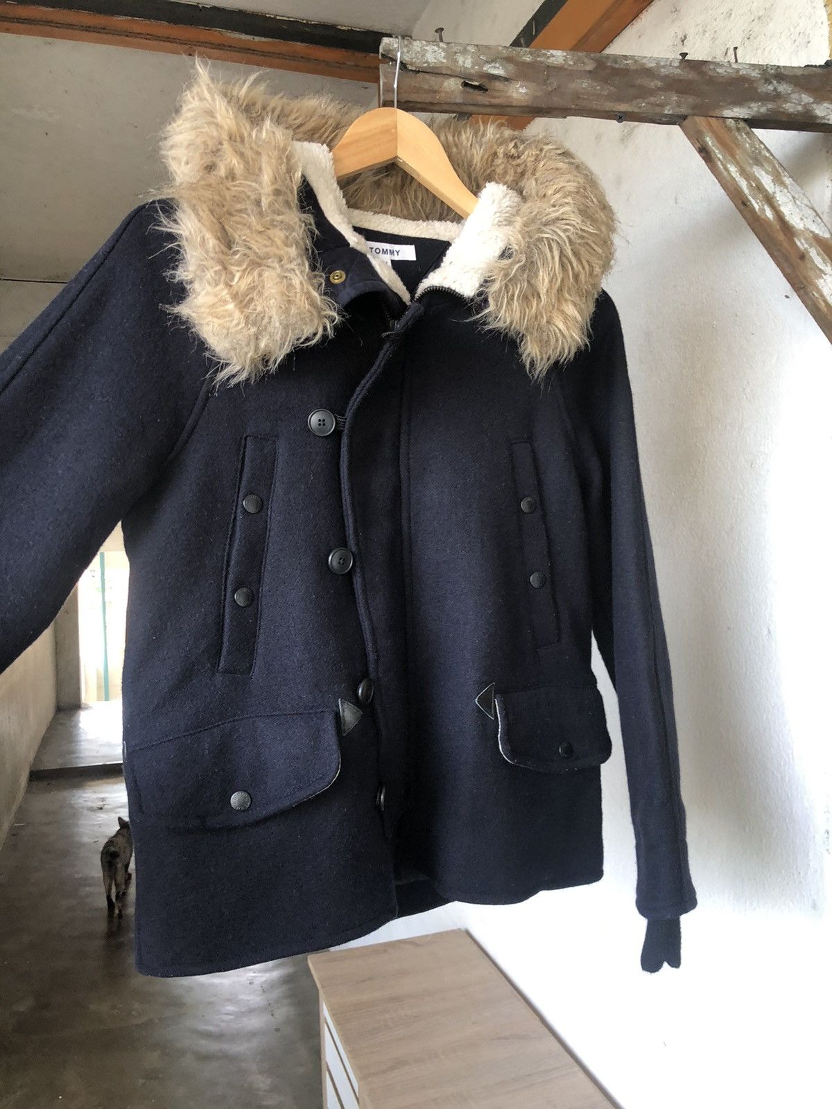 Tommy Hilfiger Vintage Tommy Hilfiger Wool Duffle Jacket wt Hoodie Size M / US 6-8 / IT 42-44 - 11 Thumbnail