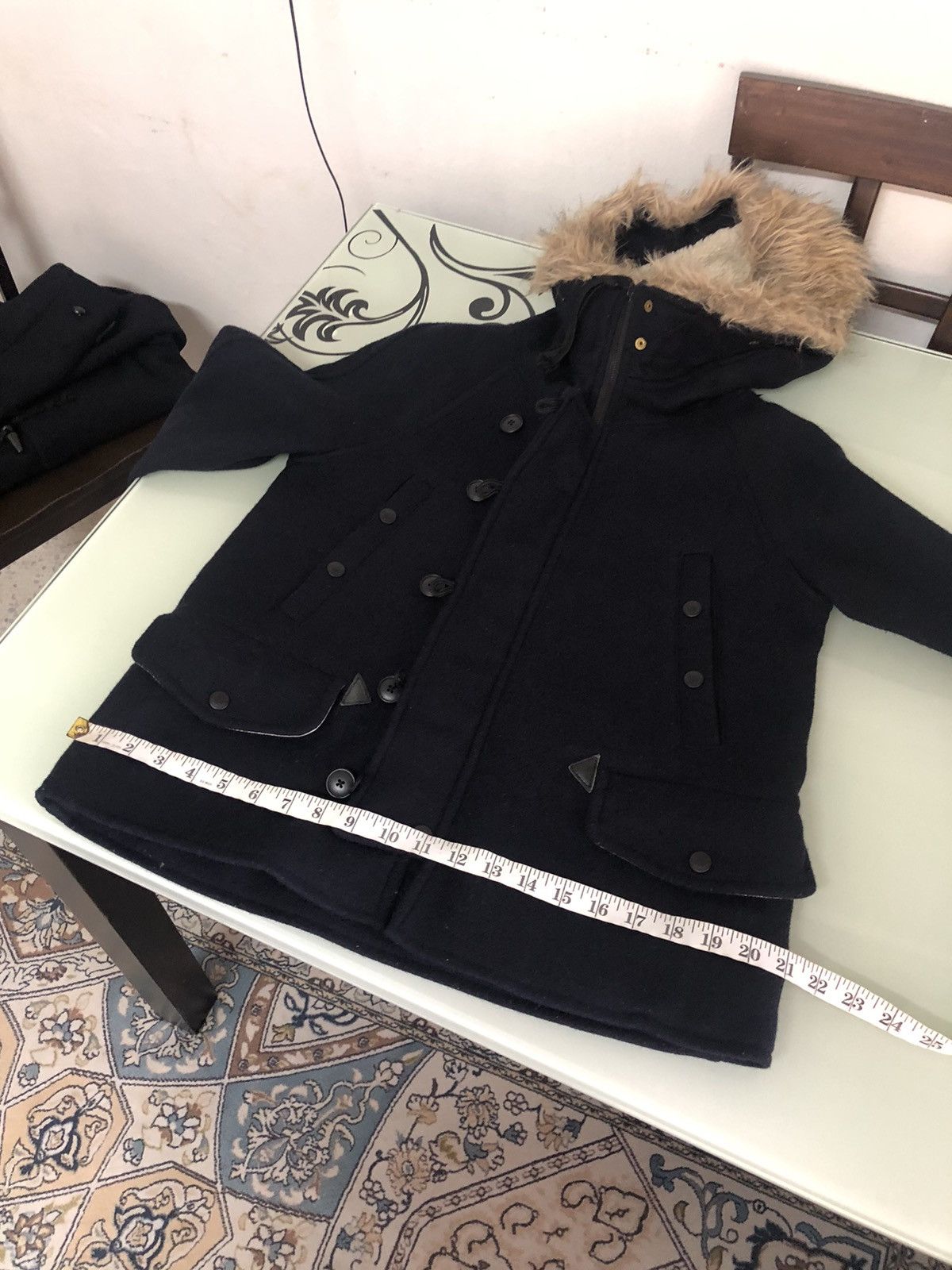 Tommy Hilfiger Vintage Tommy Hilfiger Wool Duffle Jacket wt Hoodie Size M / US 6-8 / IT 42-44 - 23 Thumbnail