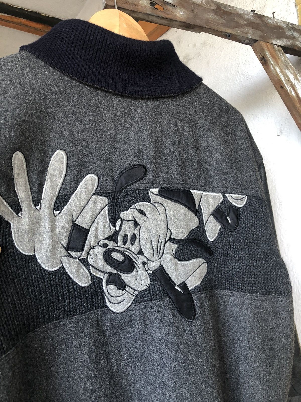Japanese Brand Vintage Nuova Via Pelle x Goofy Arm Leather Varsity Jackets Size US M / EU 48-50 / 2 - 3 Thumbnail