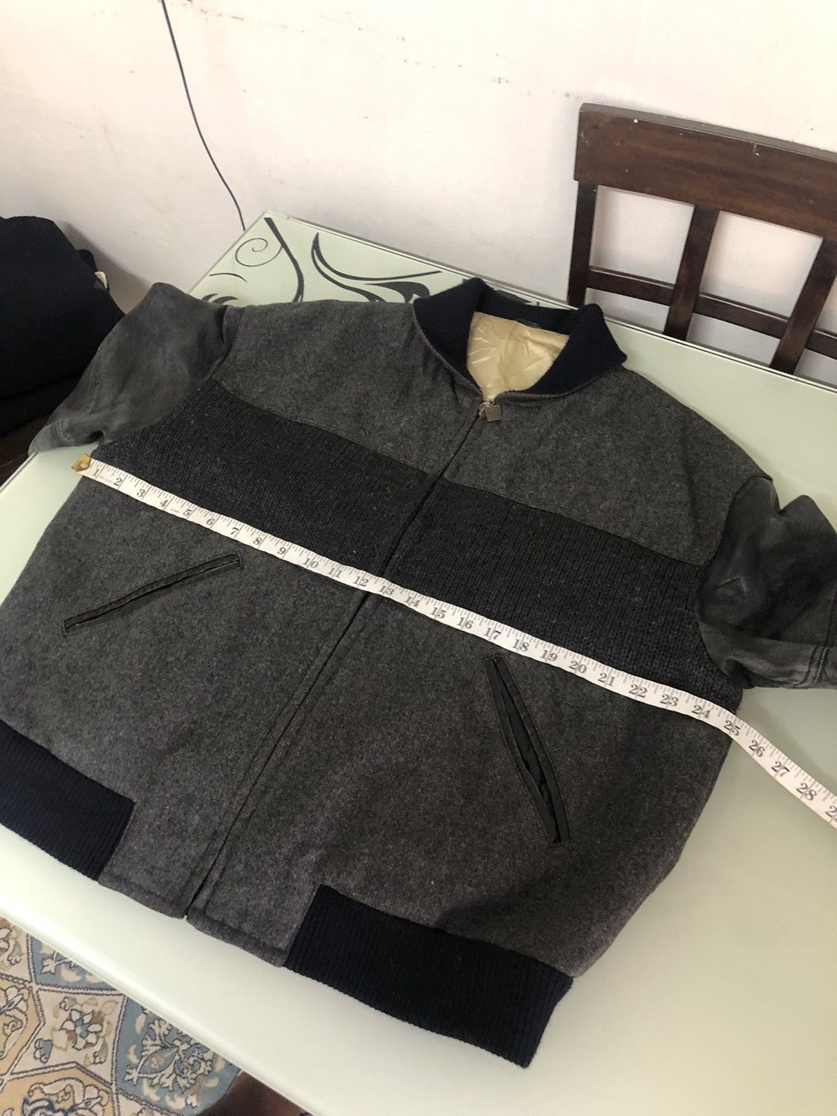 Japanese Brand Vintage Nuova Via Pelle x Goofy Arm Leather Varsity Jackets Size US M / EU 48-50 / 2 - 22 Thumbnail
