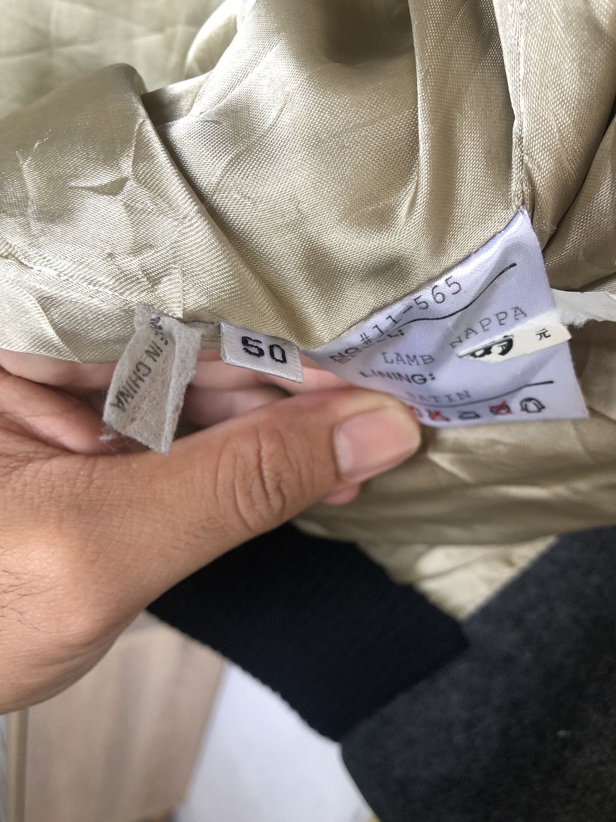 Japanese Brand Vintage Nuova Via Pelle x Goofy Arm Leather Varsity Jackets Size US M / EU 48-50 / 2 - 17 Thumbnail