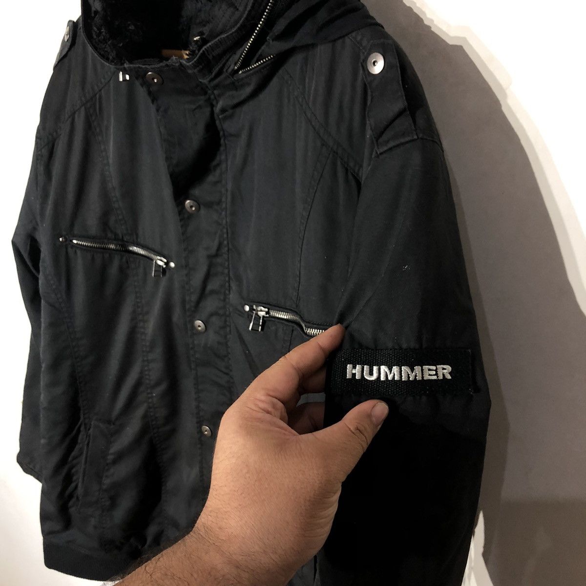 Japanese Brand VINTAGE HUMMER JACKET RARE DESIGN Size US XXL / EU 58 / 5 - 2 Thumbnail