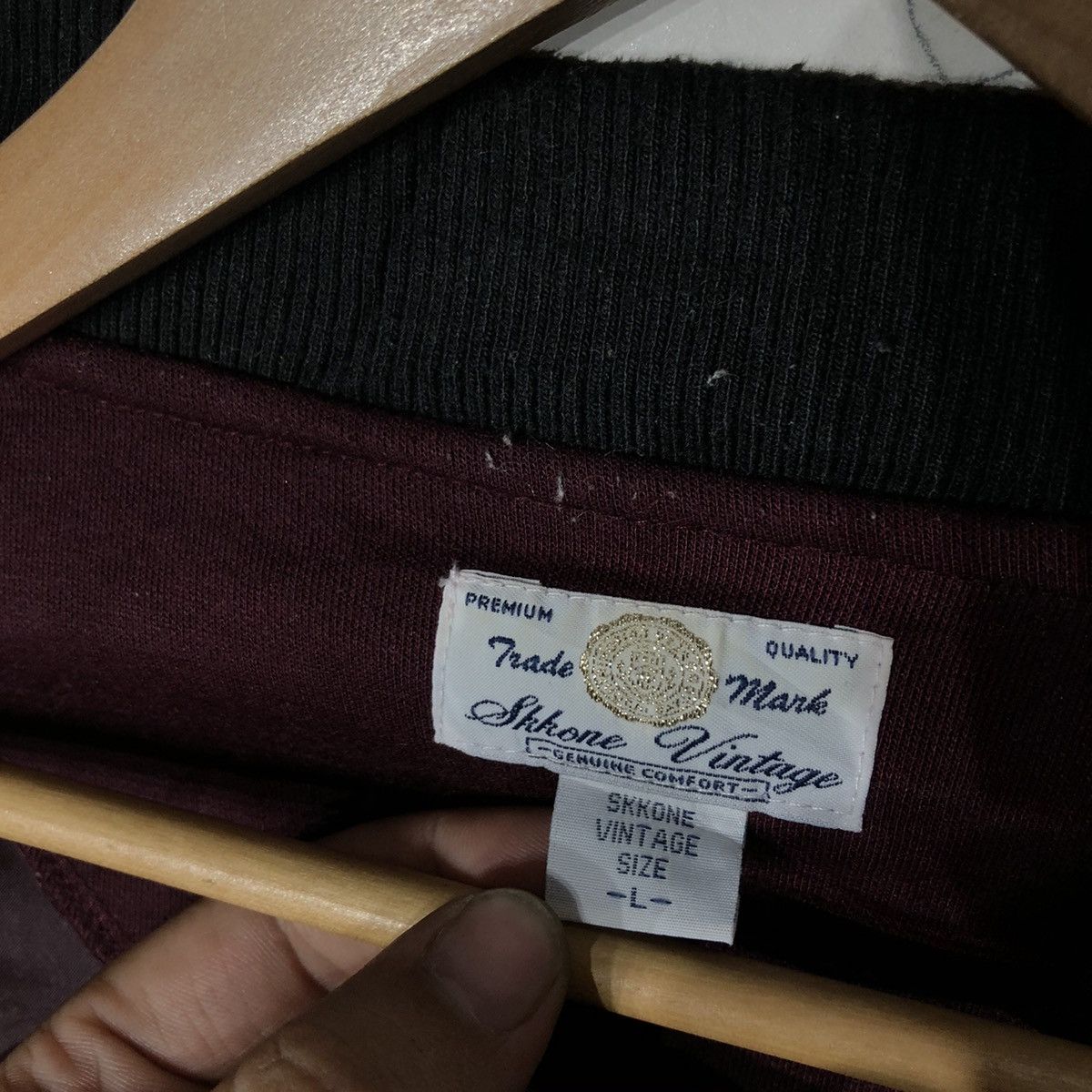 Japanese Brand VINTAGE TRADE MARK SKKONE VINTAGE VARSITY JACKET Size US L / EU 52-54 / 3 - 8 Thumbnail
