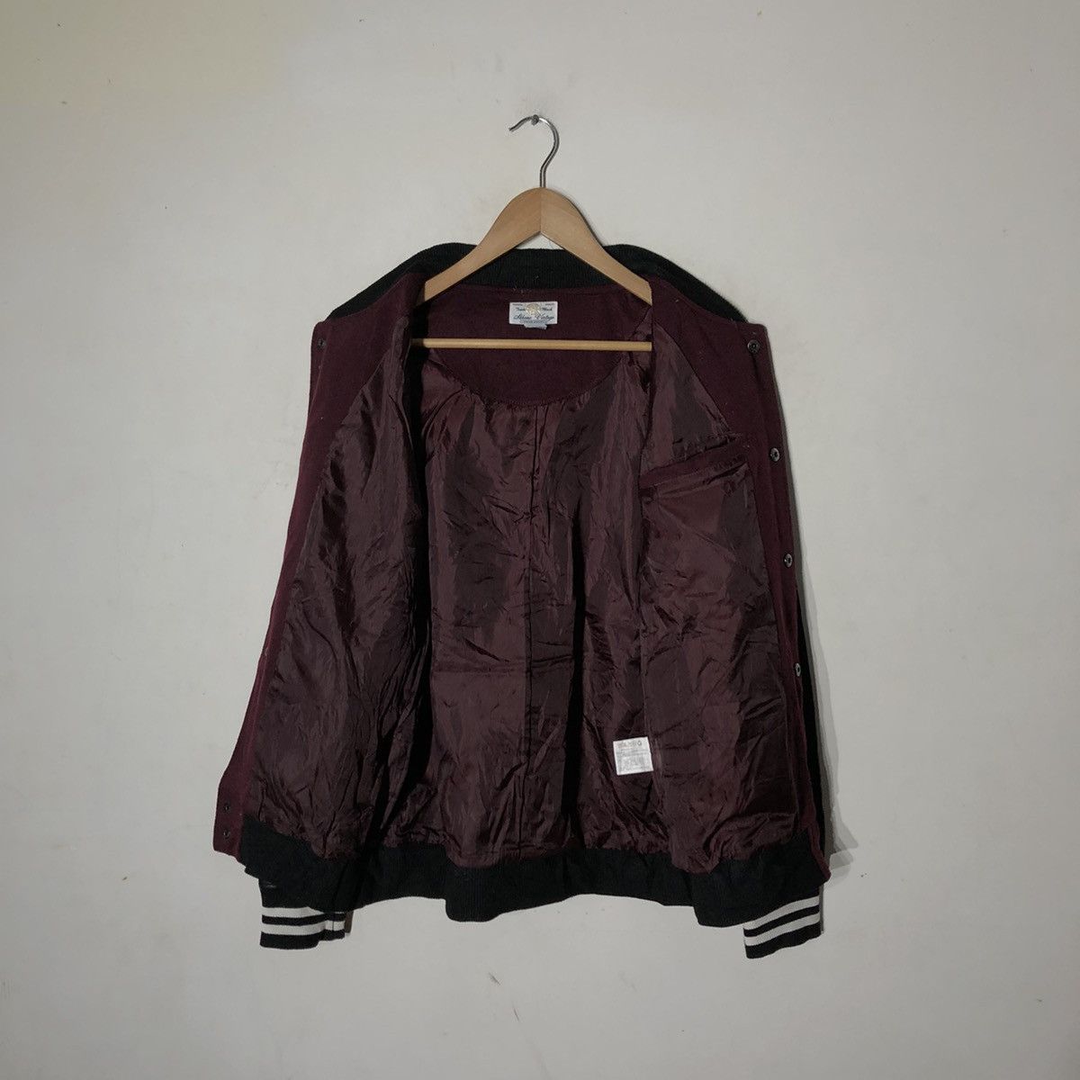 Japanese Brand VINTAGE TRADE MARK SKKONE VINTAGE VARSITY JACKET Size US L / EU 52-54 / 3 - 7 Thumbnail
