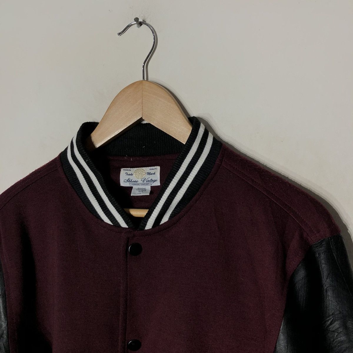 Japanese Brand VINTAGE TRADE MARK SKKONE VINTAGE VARSITY JACKET Size US L / EU 52-54 / 3 - 5 Thumbnail