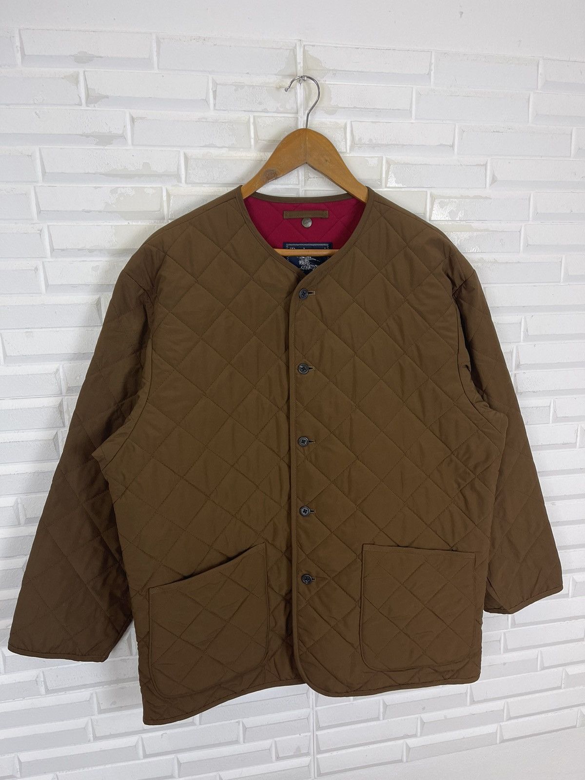 Burberry × Vintage BURBERRY QUILTED NICE DESIGN JACKET Size US L / EU 52-54 / 3 - 5 Thumbnail