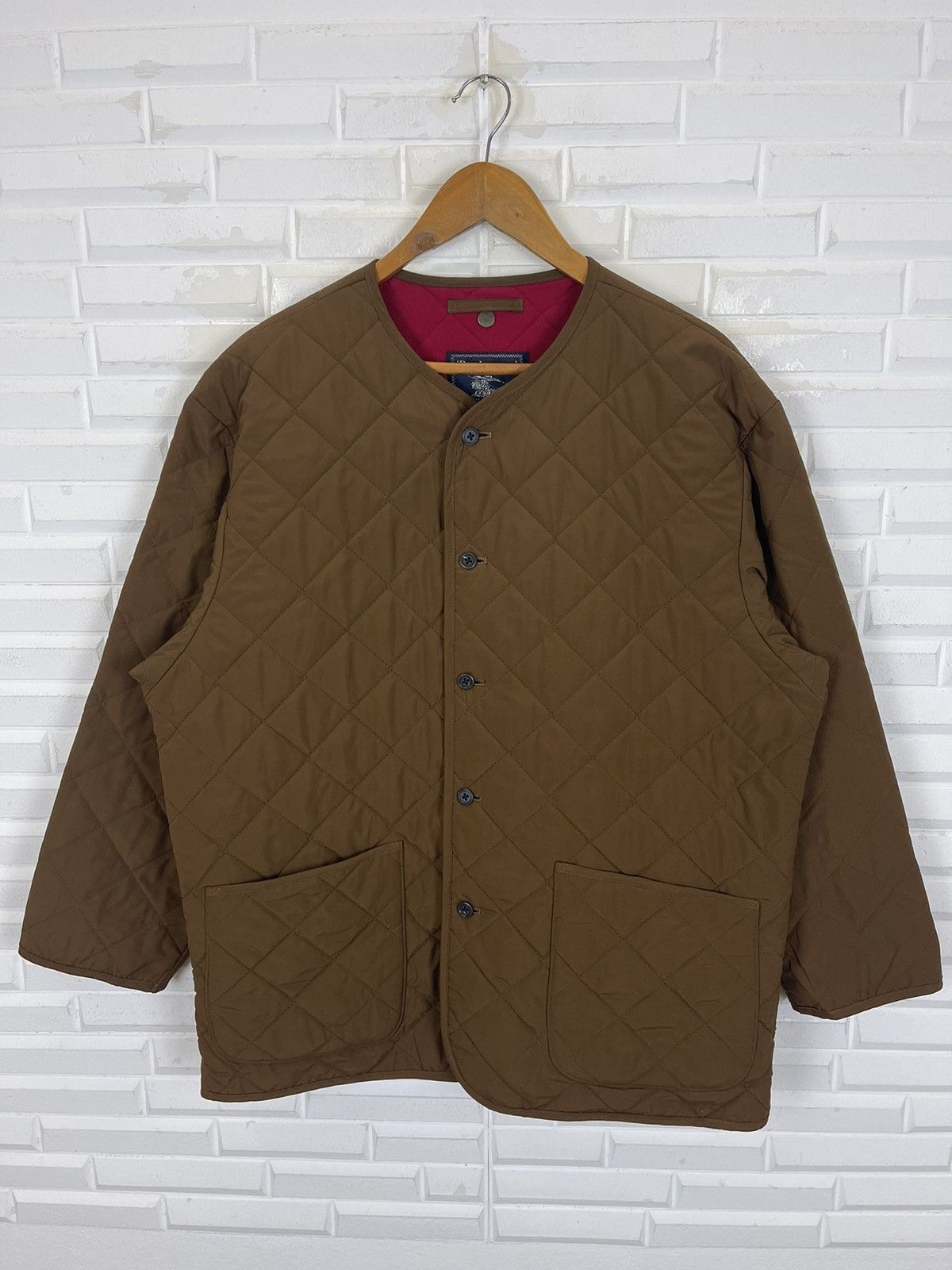 Burberry × Vintage BURBERRY QUILTED NICE DESIGN JACKET Size US L / EU 52-54 / 3 - 3 Thumbnail