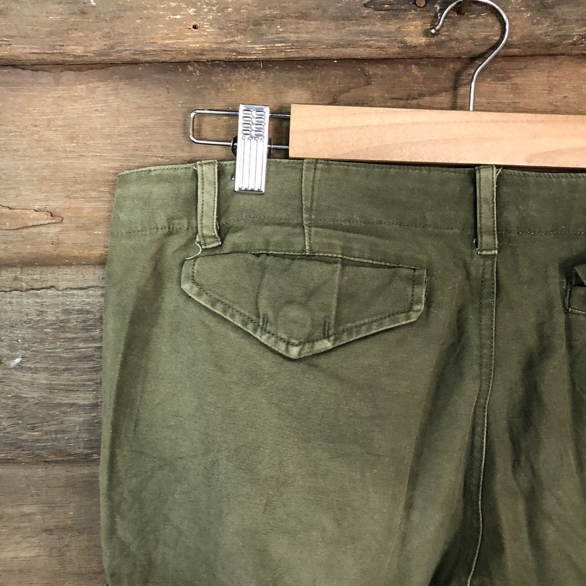 Faded Glory × Japanese Brand Superubis faded Green multipocket Cargo Pants #6930 Size US 32 / EU 48 - 13 Thumbnail