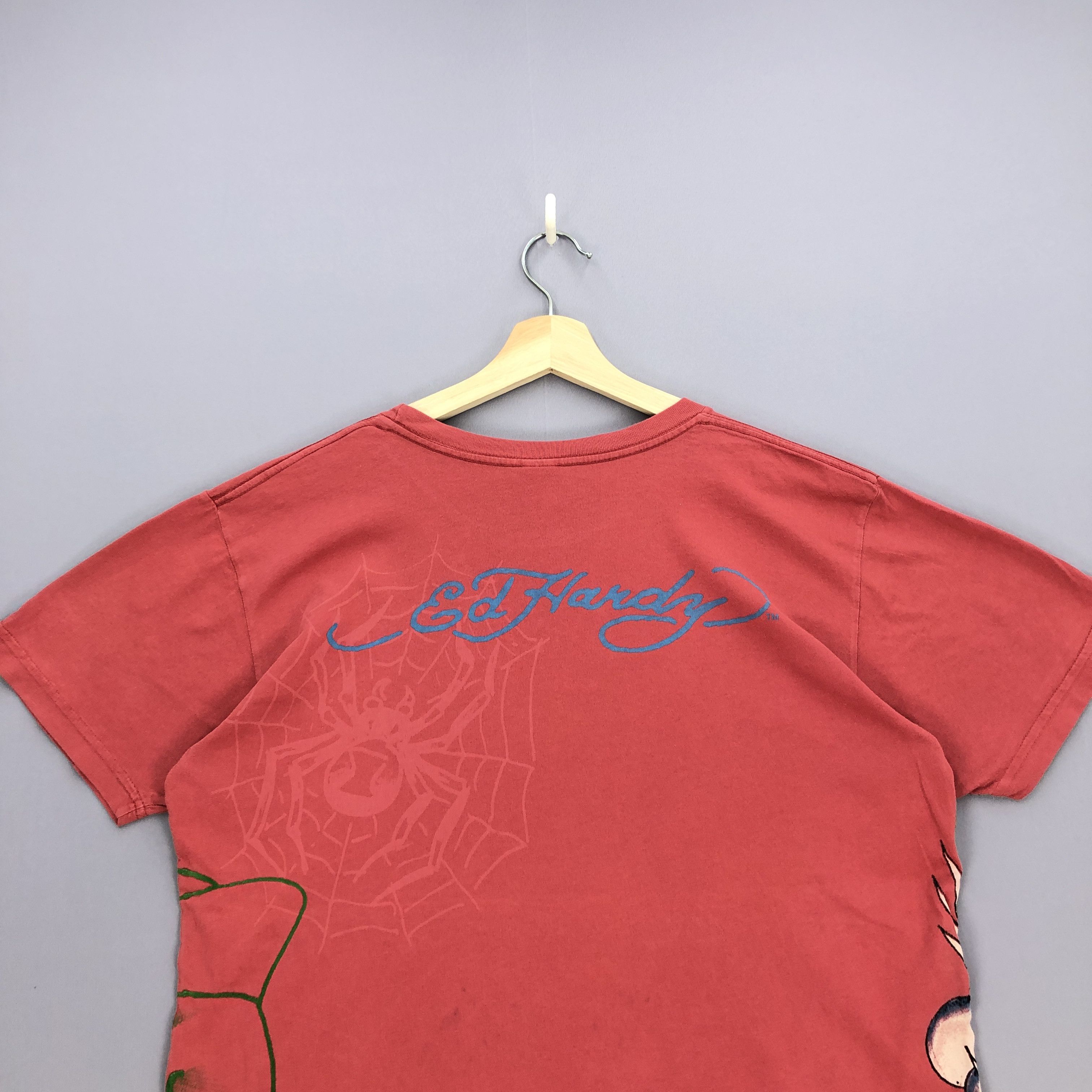 Christian Audigier Vintage Ed Hardy T Shirt Ed Hardy Tattoo Crewneck Tee Size US L / EU 52-54 / 3 - 4 Thumbnail