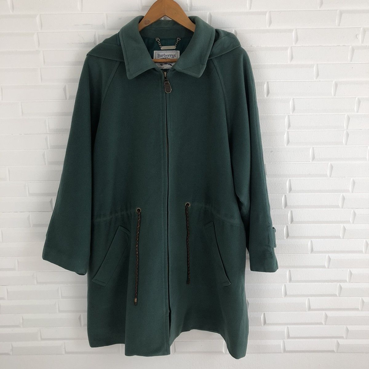 Burberry × Vintage ✈️🔥BURBERRY FULL ZIPPER LONG JACKET🔥✈️ Size US L / EU 52-54 / 3 - 6 Thumbnail