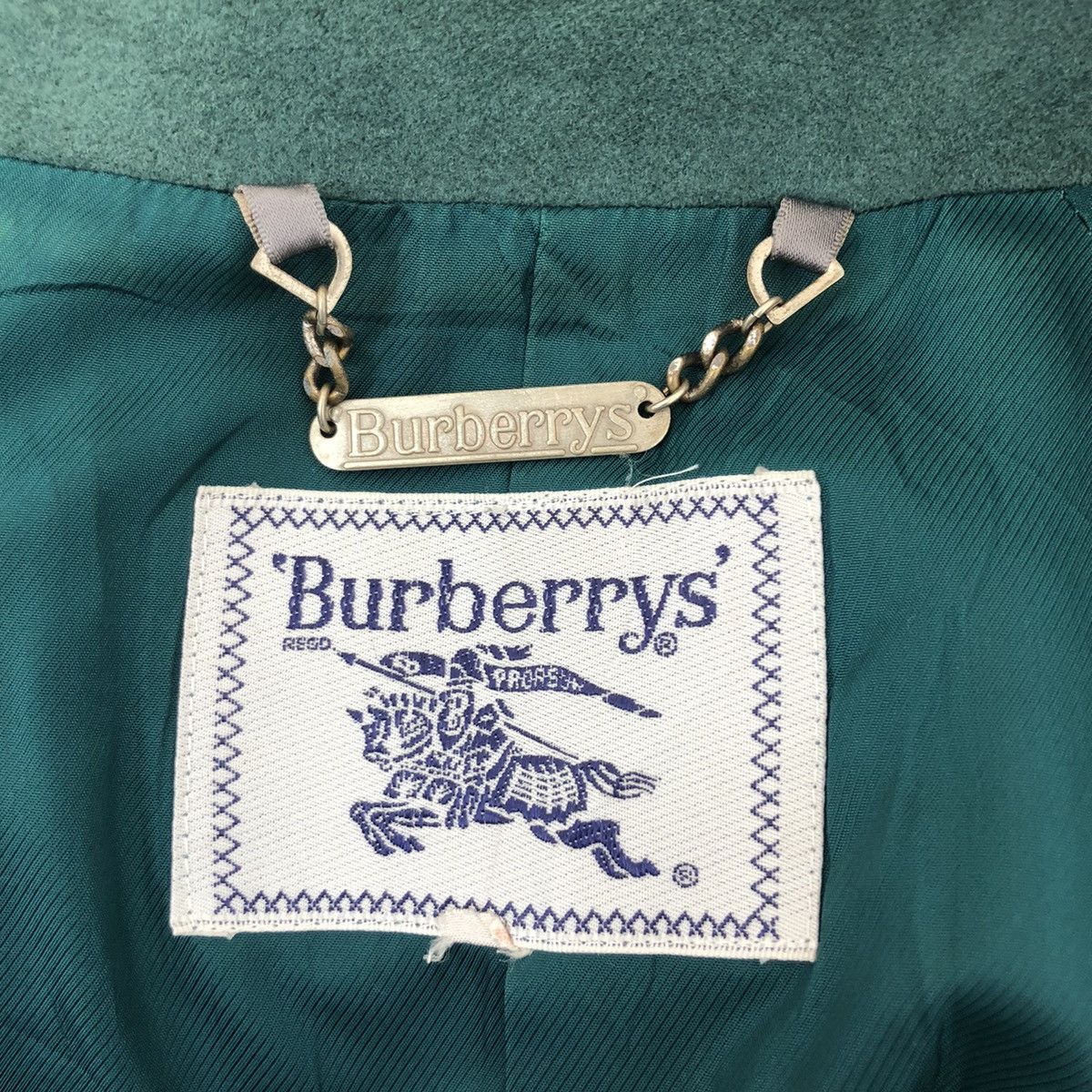 Burberry × Vintage ✈️🔥BURBERRY FULL ZIPPER LONG JACKET🔥✈️ Size US L / EU 52-54 / 3 - 9 Thumbnail