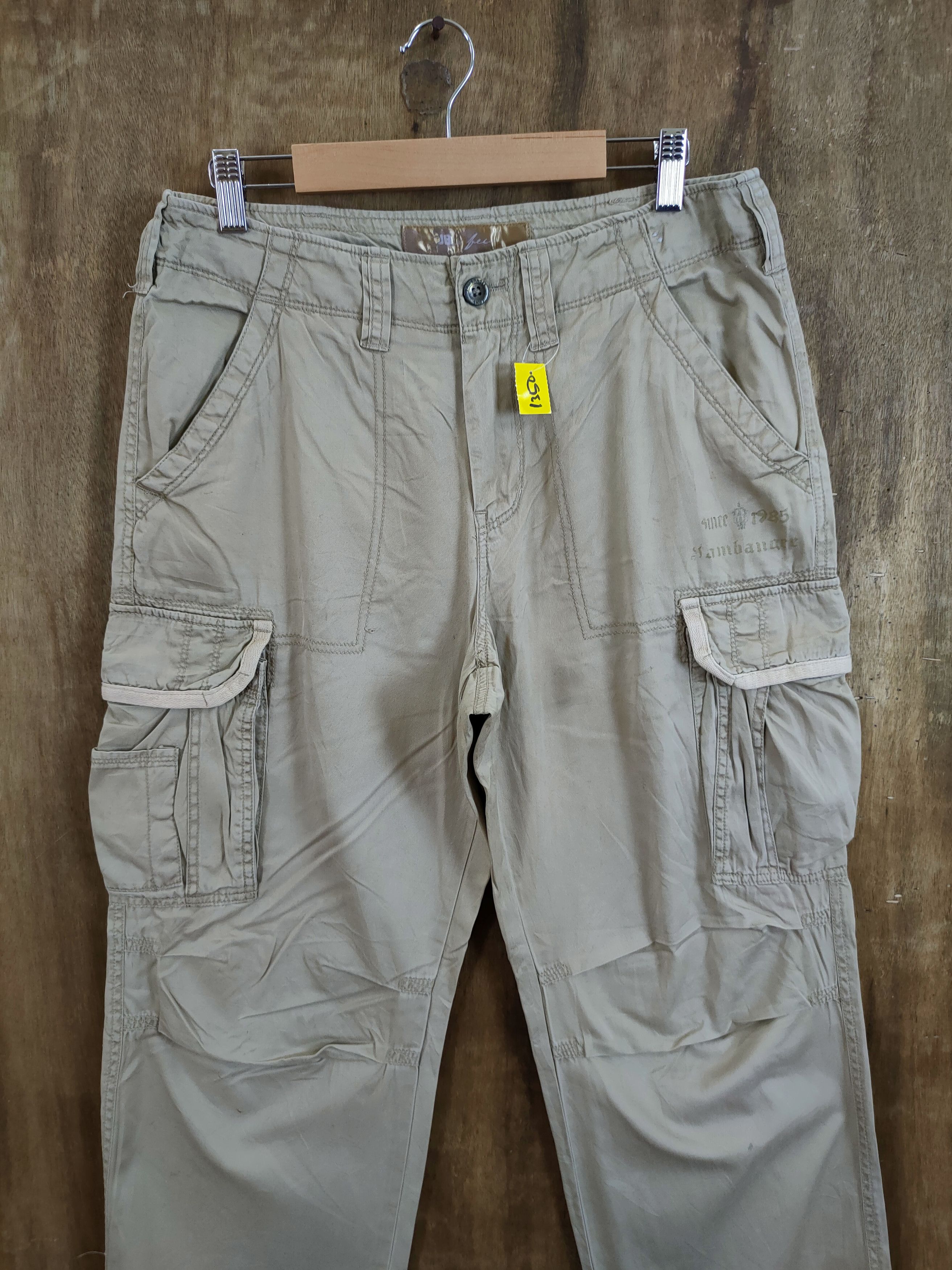 Japanese Brand DLL Jamboree jeans multipocket tactical cargo pants #1350 Size US 30 / EU 46 - 3 Thumbnail