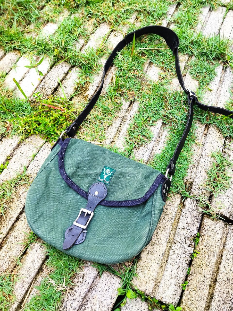 Vintage South2 West8 Nepenthes Sling Bag in Green, Men's