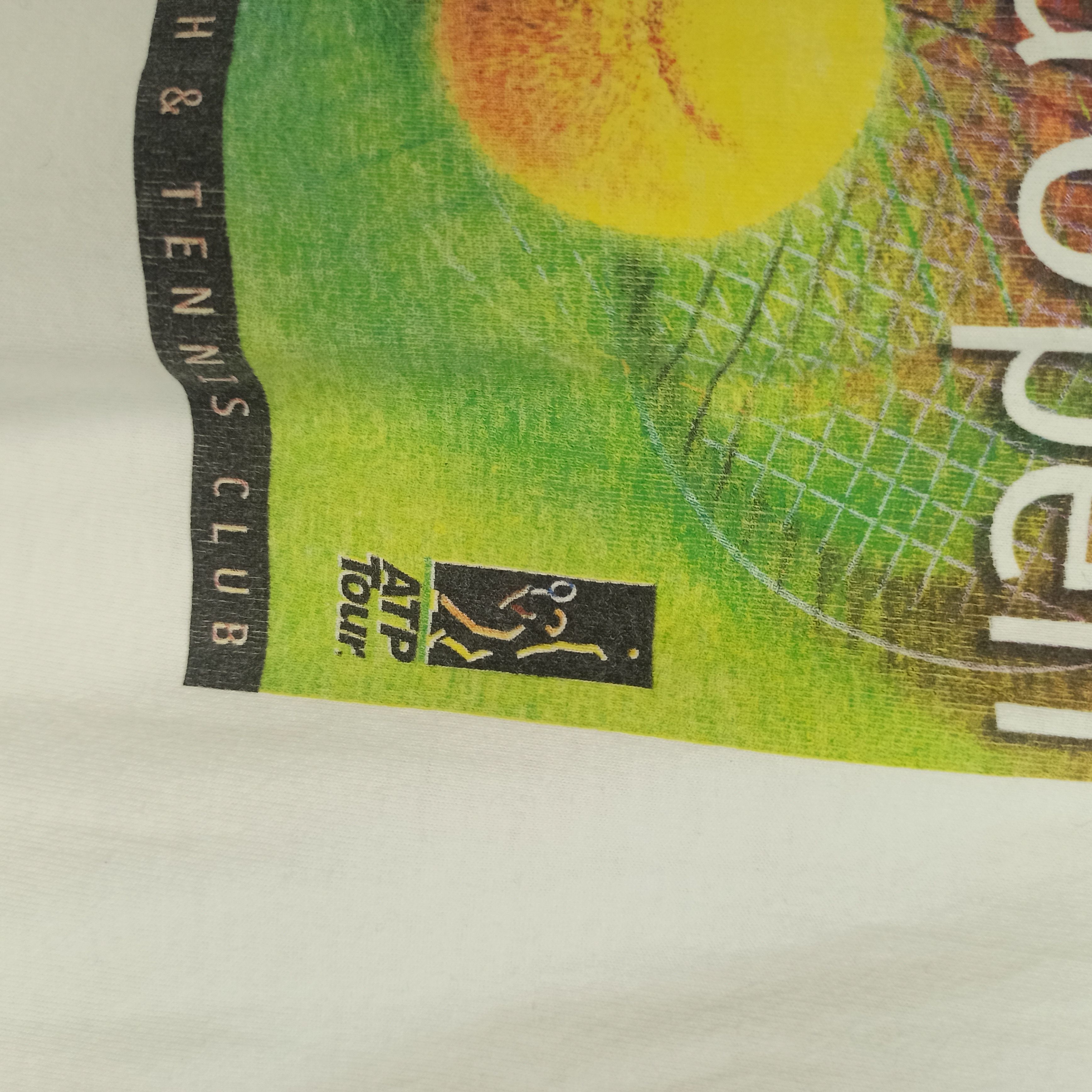 Vintage Vintage ATP Tour Tennis BERMUDA OPEN Promo tshirt Size US L / EU 52-54 / 3 - 3 Thumbnail