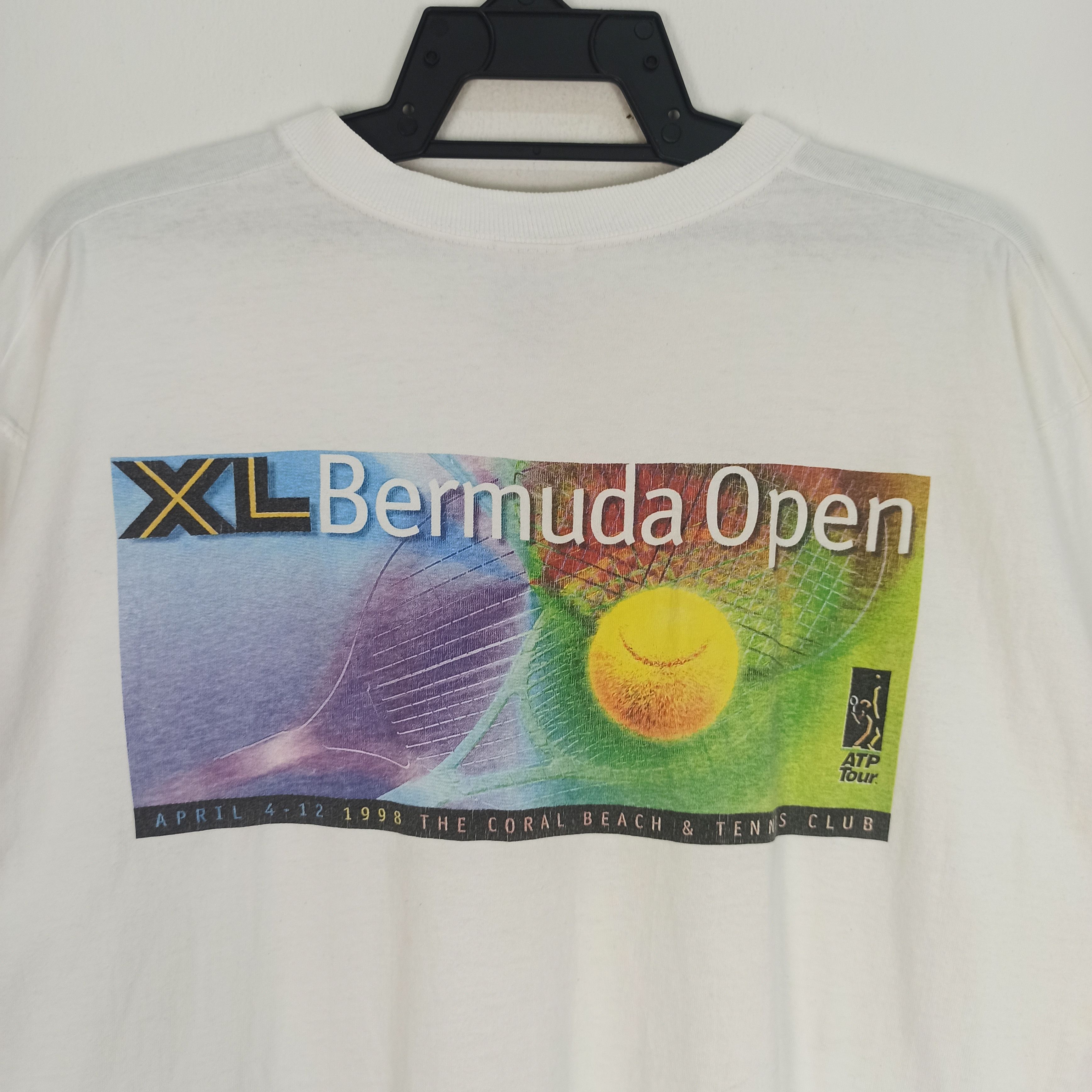 Vintage Vintage ATP Tour Tennis BERMUDA OPEN Promo tshirt Size US L / EU 52-54 / 3 - 2 Thumbnail