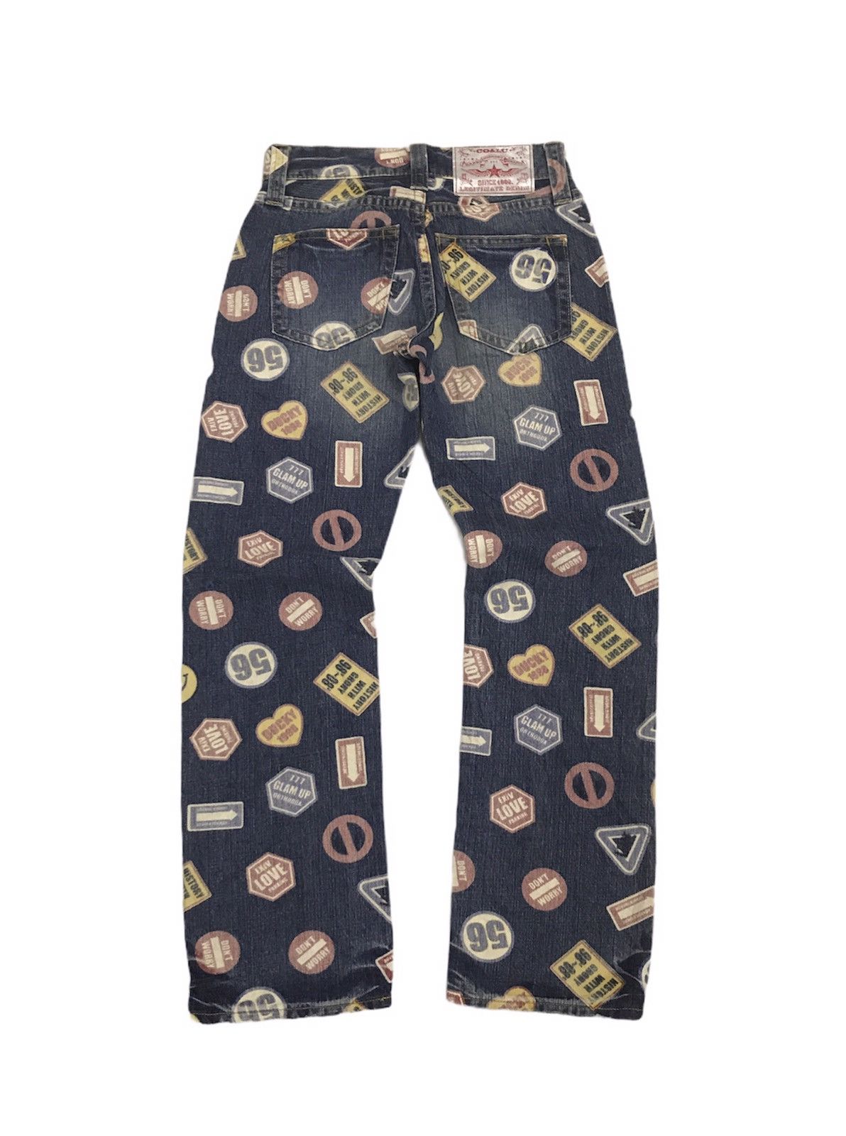 Japanese Brand Co&Lu Japan All Over Prints Hysteric Style Jeans Size US 27 - 4 Thumbnail