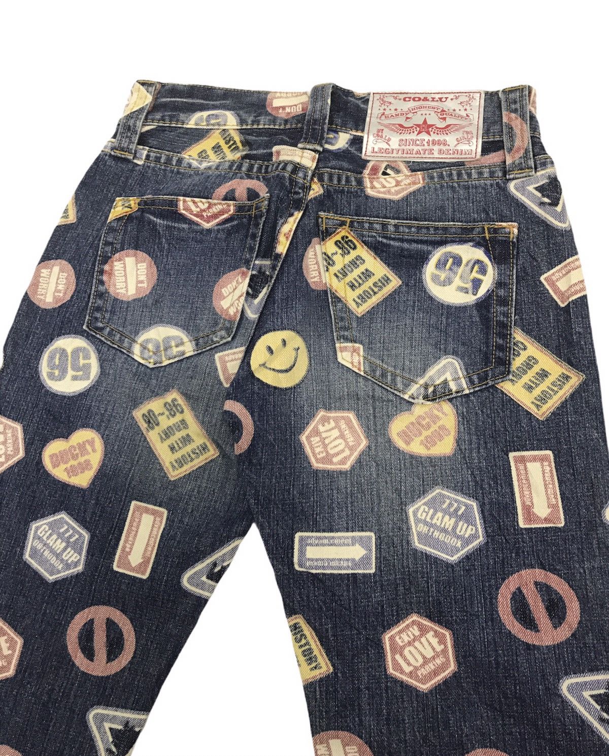 Japanese Brand Co&Lu Japan All Over Prints Hysteric Style Jeans Size US 27 - 5 Thumbnail