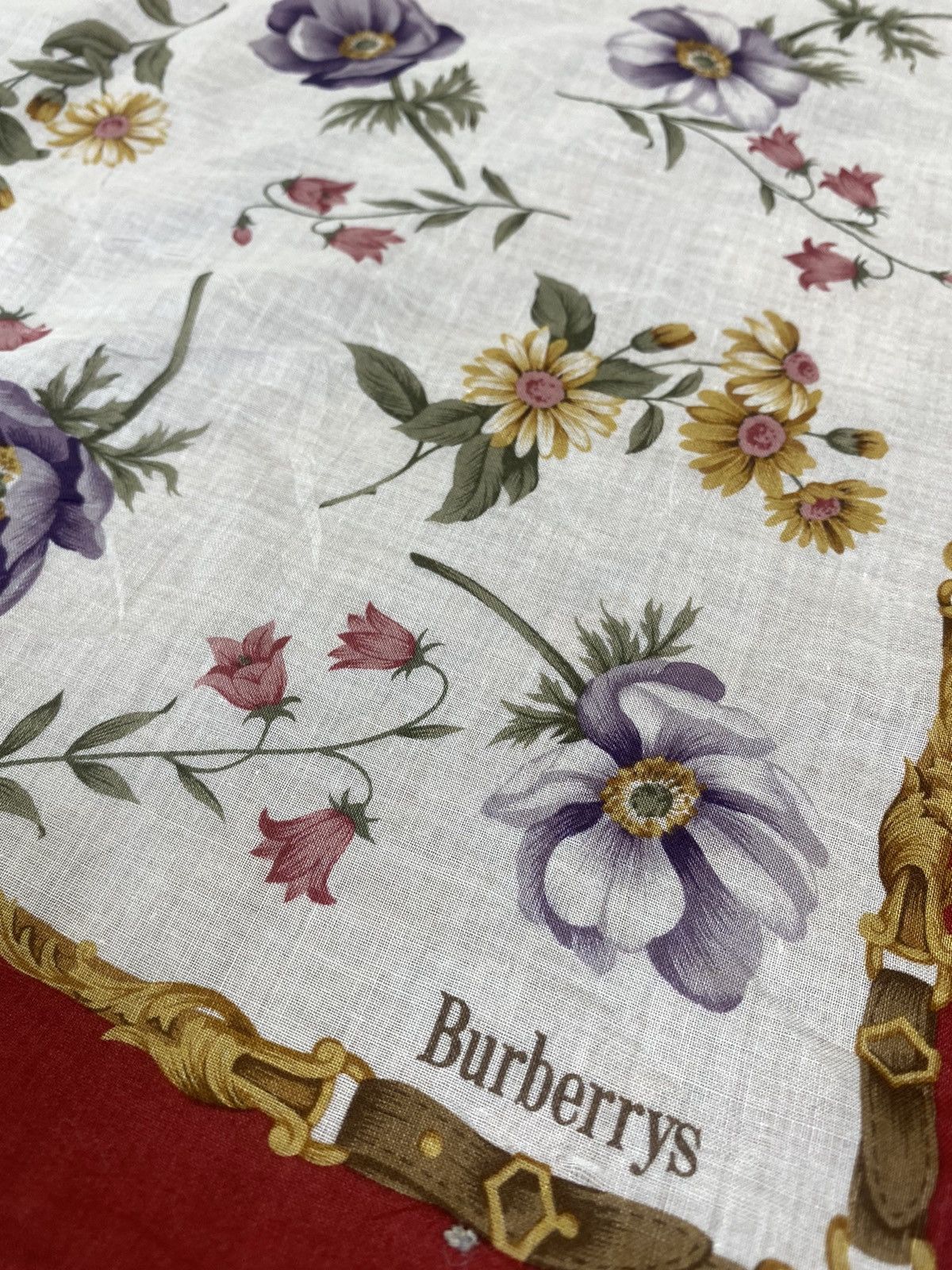 Burberry Vintage Burberry Handkerchief / Bandana / Neckerchief Size ONE SIZE - 3 Thumbnail