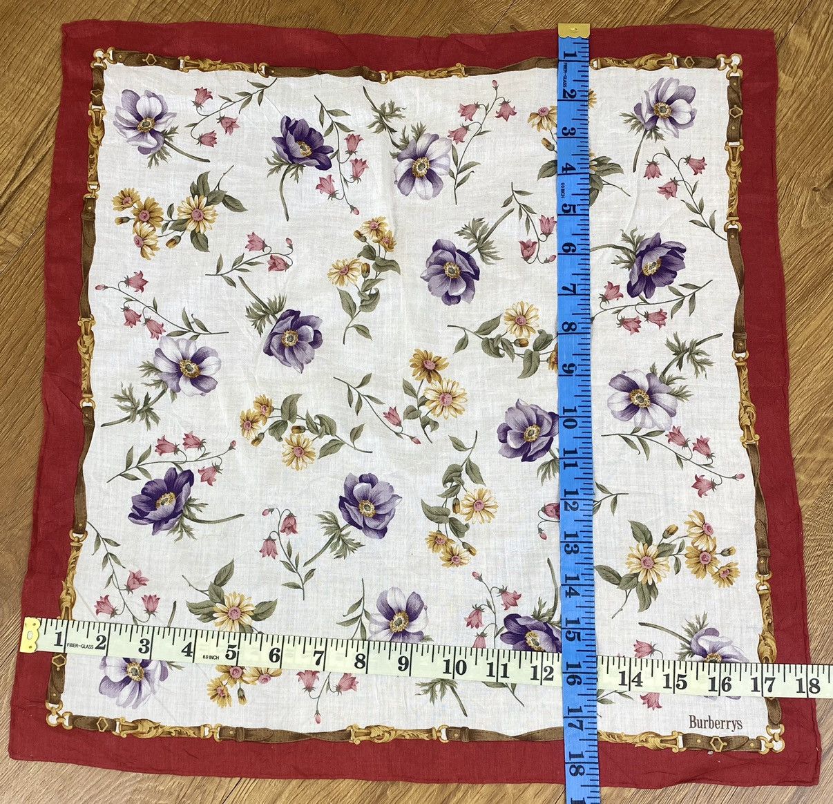 Burberry Vintage Burberry Handkerchief / Bandana / Neckerchief Size ONE SIZE - 5 Thumbnail
