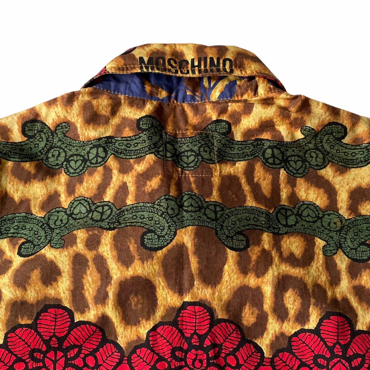 Moschino Moschino Full Print Leopard Shirt Size US XS / EU 42 / 0 - 5 Thumbnail