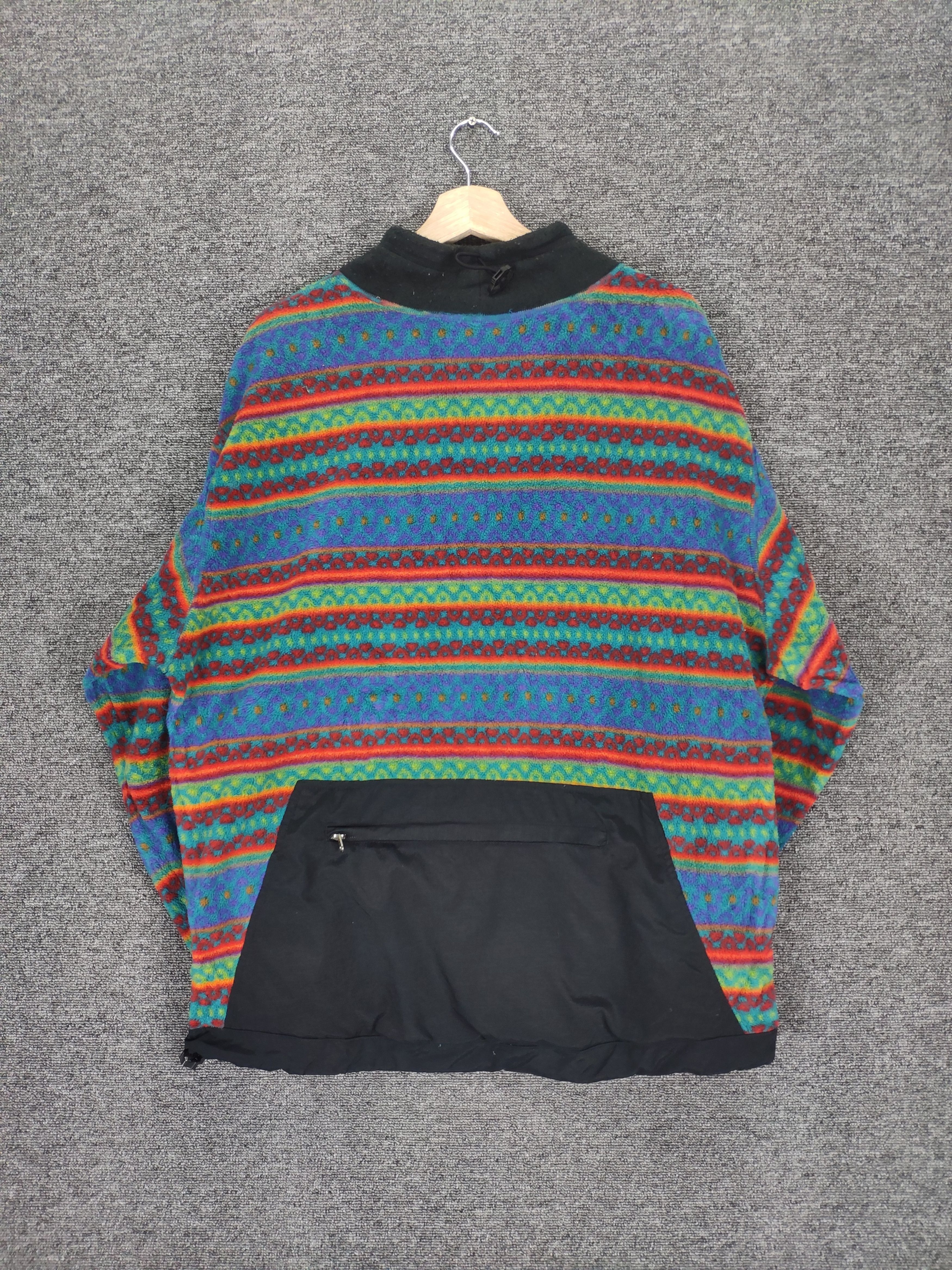 Native × Vintage Steal 💥 Vintage Fleece Sweater Native Style Made In USA Size US L / EU 52-54 / 3 - 12 Thumbnail