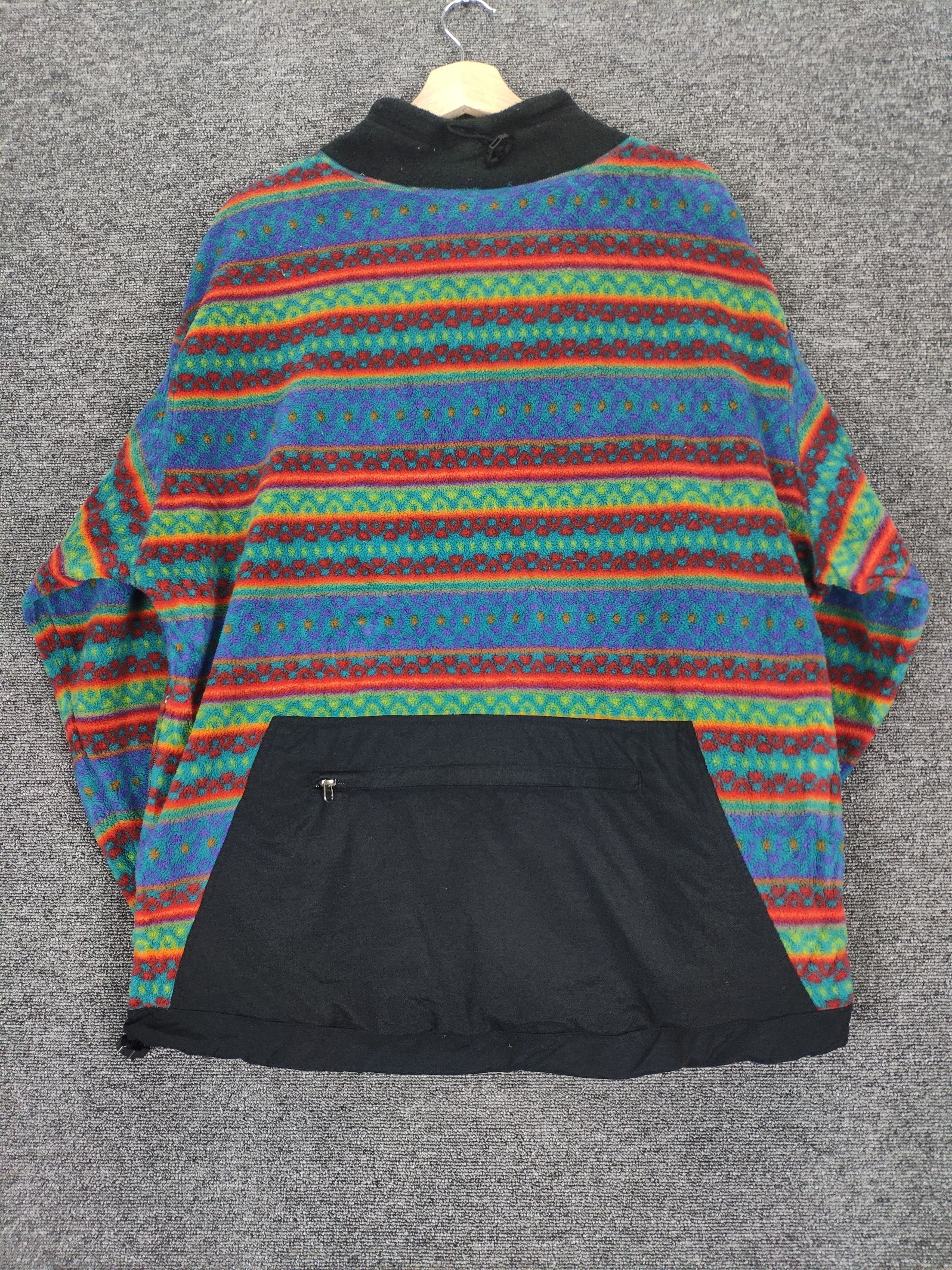 Native × Vintage Steal 💥 Vintage Fleece Sweater Native Style Made In USA Size US L / EU 52-54 / 3 - 9 Thumbnail