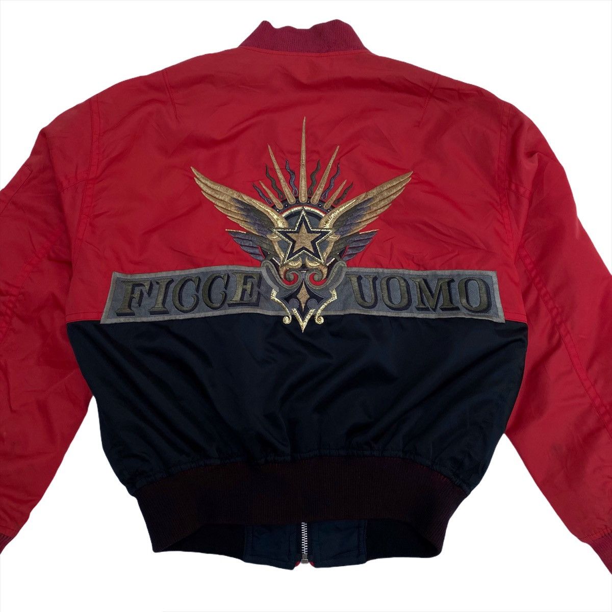 Yoshiyuki Konishi Ficce by Yoshiyuki Konishi Embroidery MA-1 Bomber Jacket Size US M / EU 48-50 / 2 - 5 Thumbnail