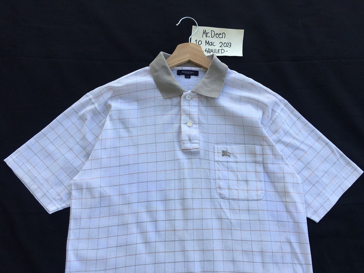 Burberry Vintage Burberry Checkered Polo Shirt Size US L / EU 52-54 / 3 - 6 Thumbnail