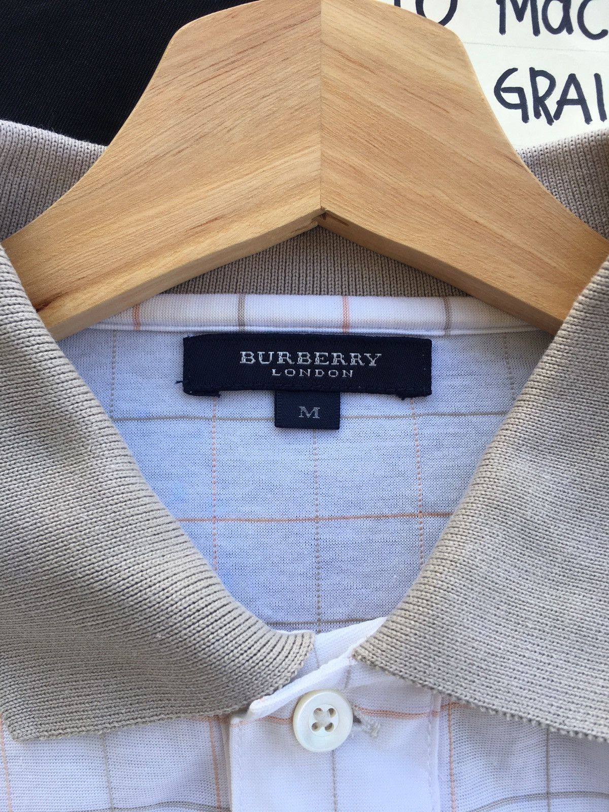 Burberry Vintage Burberry Checkered Polo Shirt Size US L / EU 52-54 / 3 - 8 Thumbnail