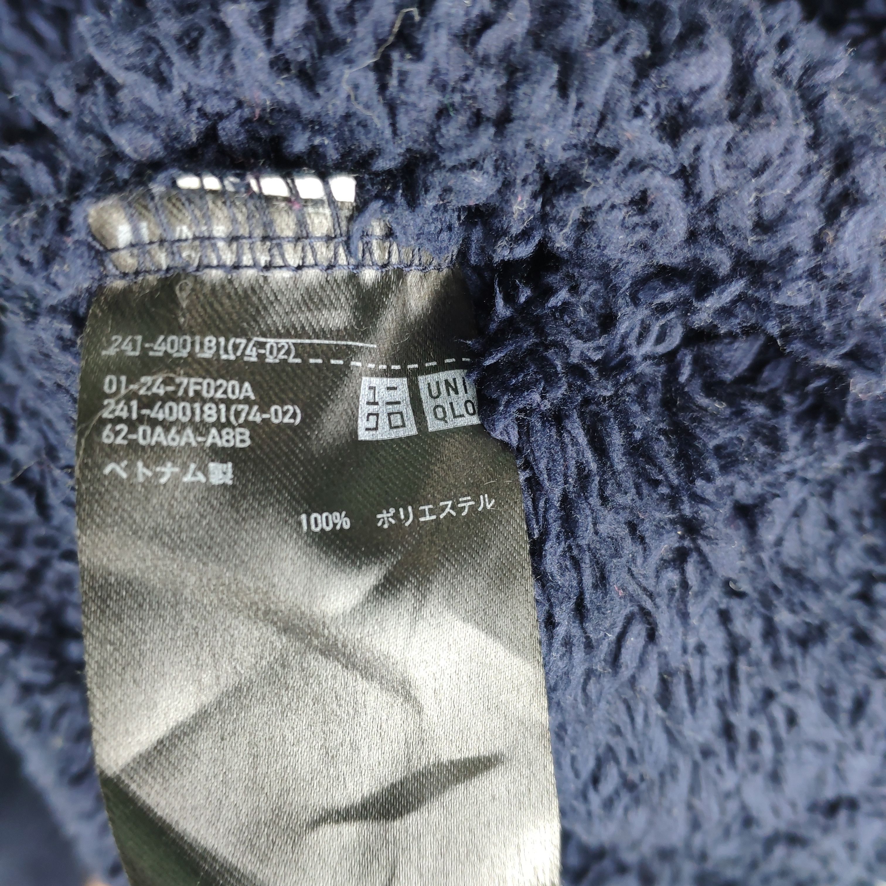 Japanese Brand × Uniqlo Steal 💥 Uniqlo Fleece Jacket Navy Blue Size US M / EU 48-50 / 2 - 5 Thumbnail