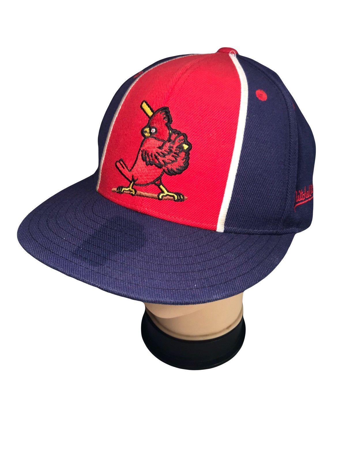 Vintage Vinytage hat St.Louis Cardinals Mitchell & Ness Size 36 - 1 Thumbnail