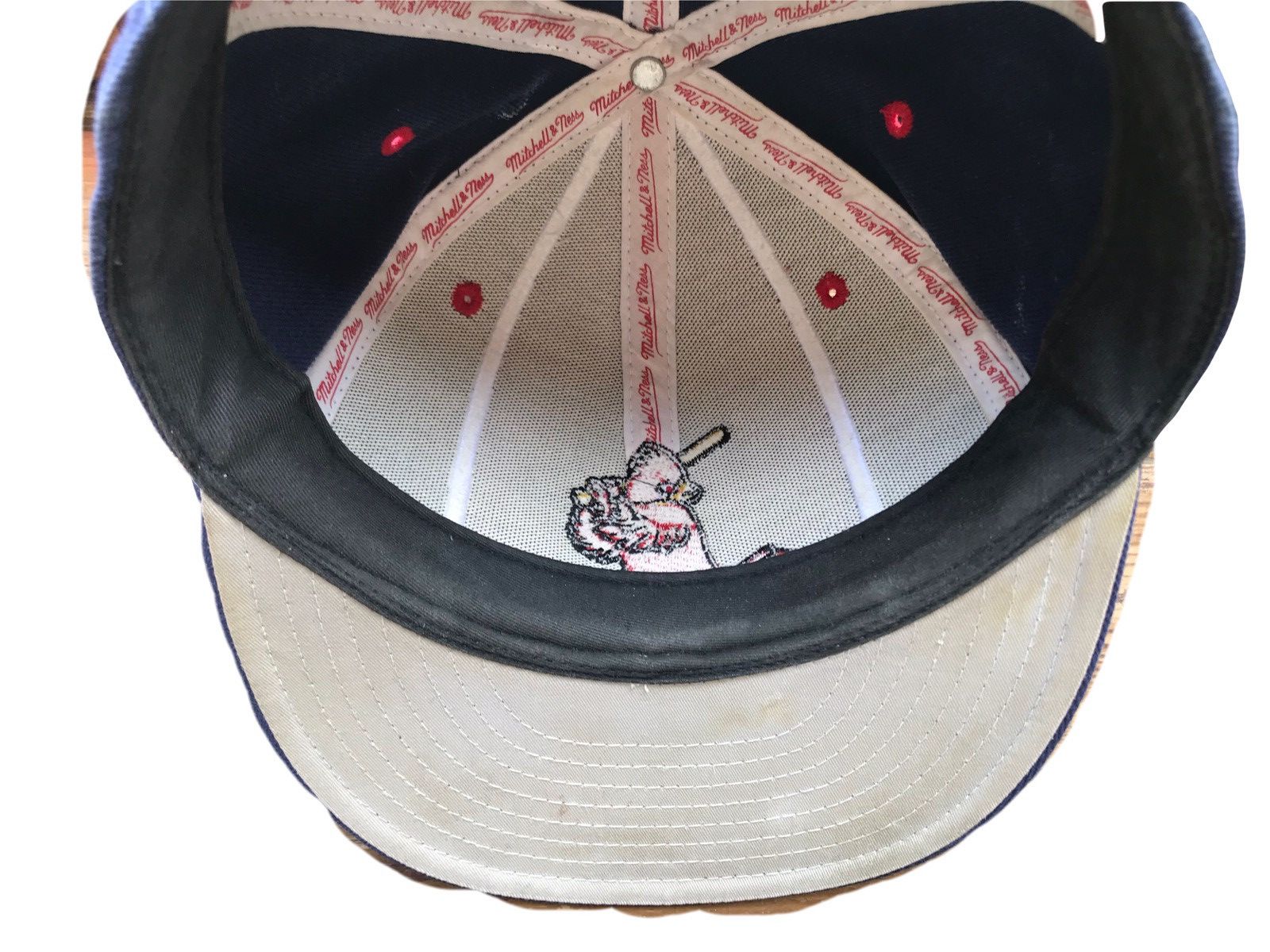 Vintage Vinytage hat St.Louis Cardinals Mitchell & Ness Size 36 - 9 Thumbnail