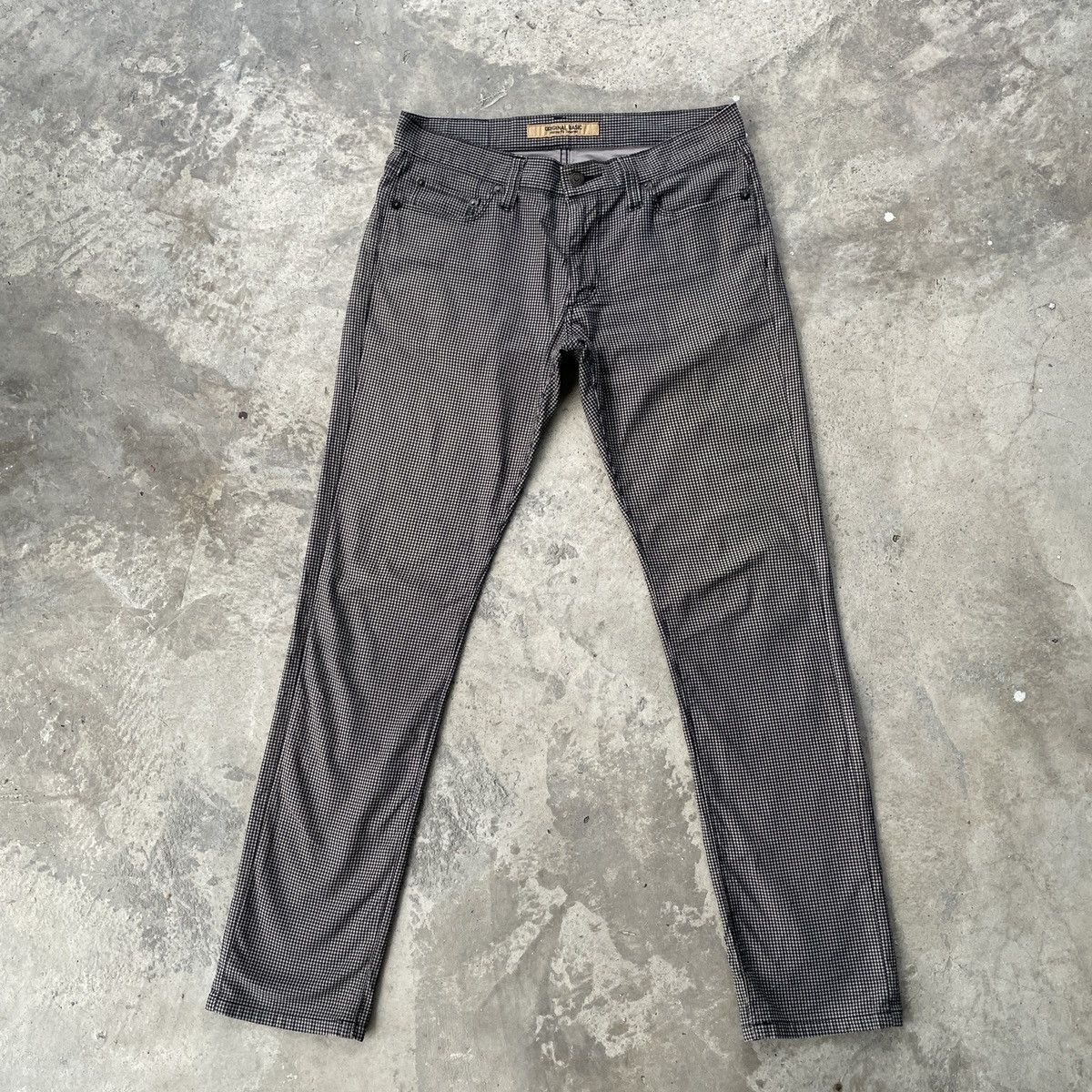 Japanese Brand Vintage Japanese Checkred Trousers Casual Pants W31x30 Size US 31 - 1 Thumbnail