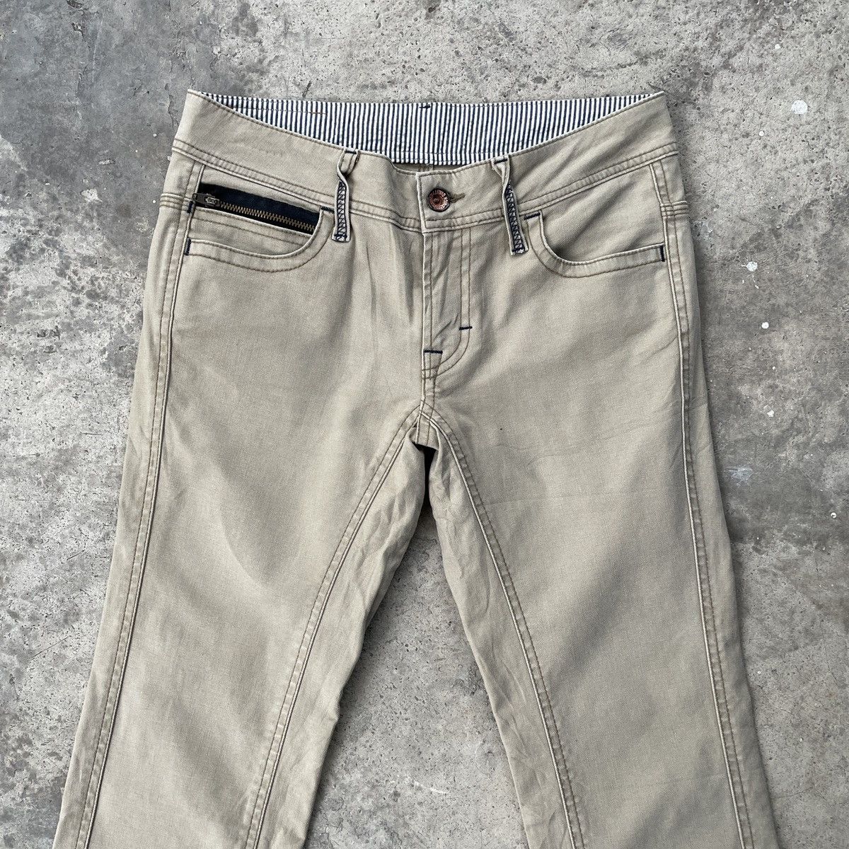 Japanese Brand W28💥 Vitange Japanese Khakis Colour Trousers Casual Pants Size US 28 / EU 44 - 3 Thumbnail