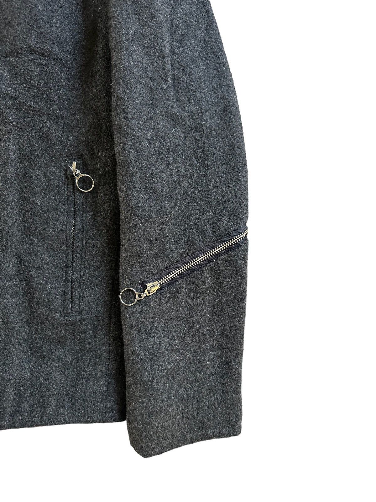 GRN 2000's GRN Tokyo Japan double collar wool zipper jacket Size US M / EU 48-50 / 2 - 15 Thumbnail