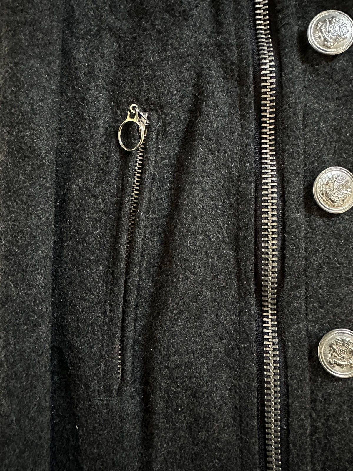 GRN 2000's GRN Tokyo Japan double collar wool zipper jacket Size US M / EU 48-50 / 2 - 17 Thumbnail