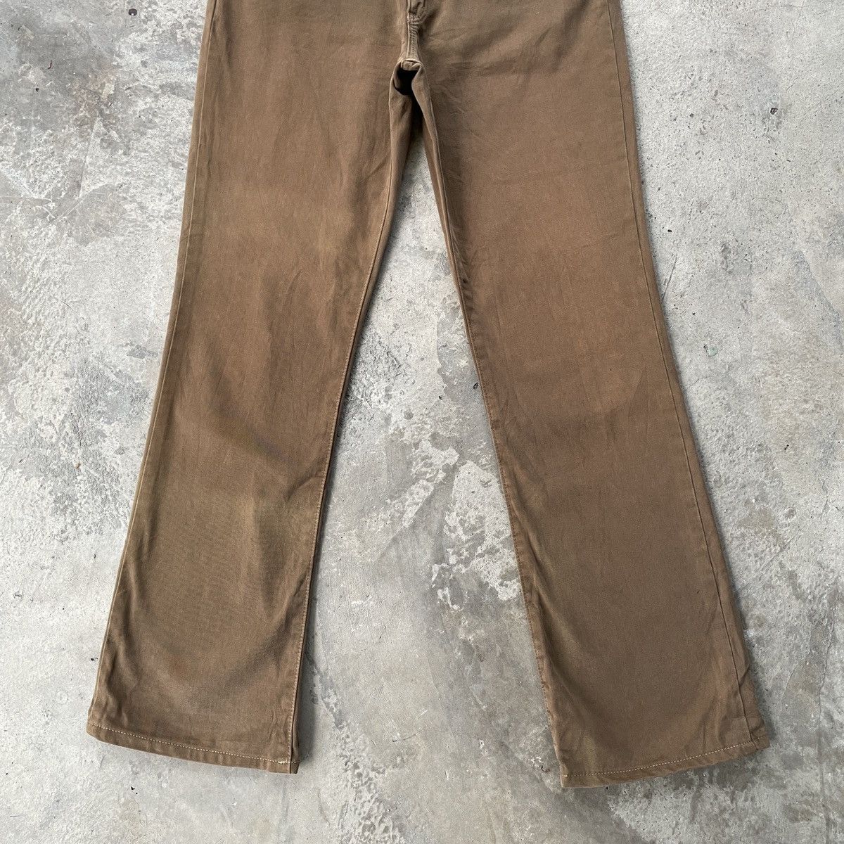 Vintage W26x30.5💥 Vintage Wrangler Browns Trousers Casual Pants Size US 26 / EU 42 - 5 Thumbnail