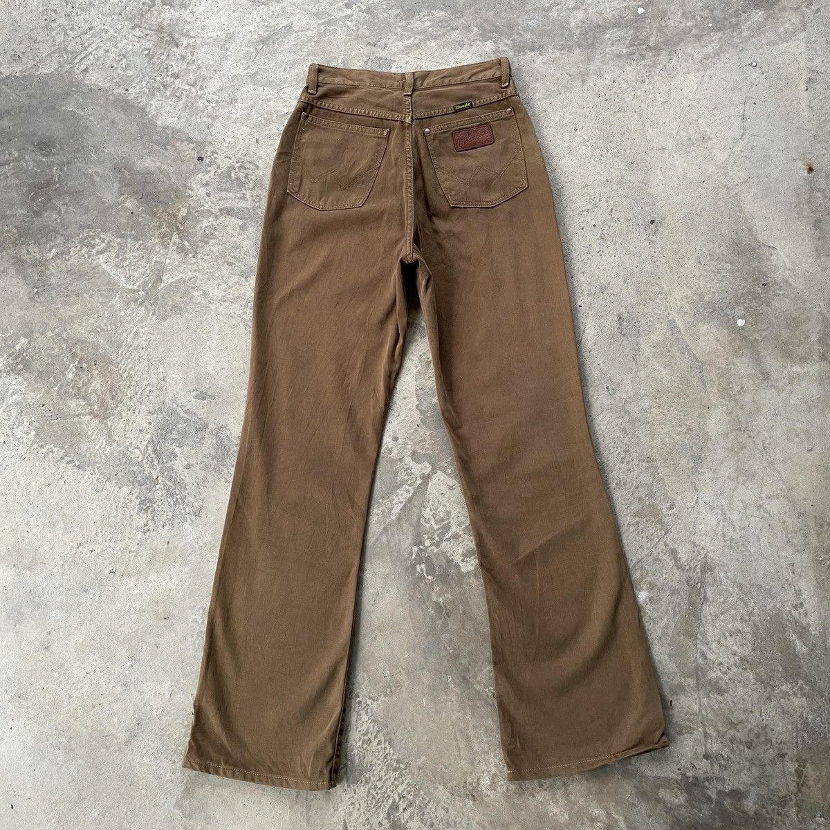 Vintage W26x30.5💥 Vintage Wrangler Browns Trousers Casual Pants Size US 26 / EU 42 - 10 Thumbnail