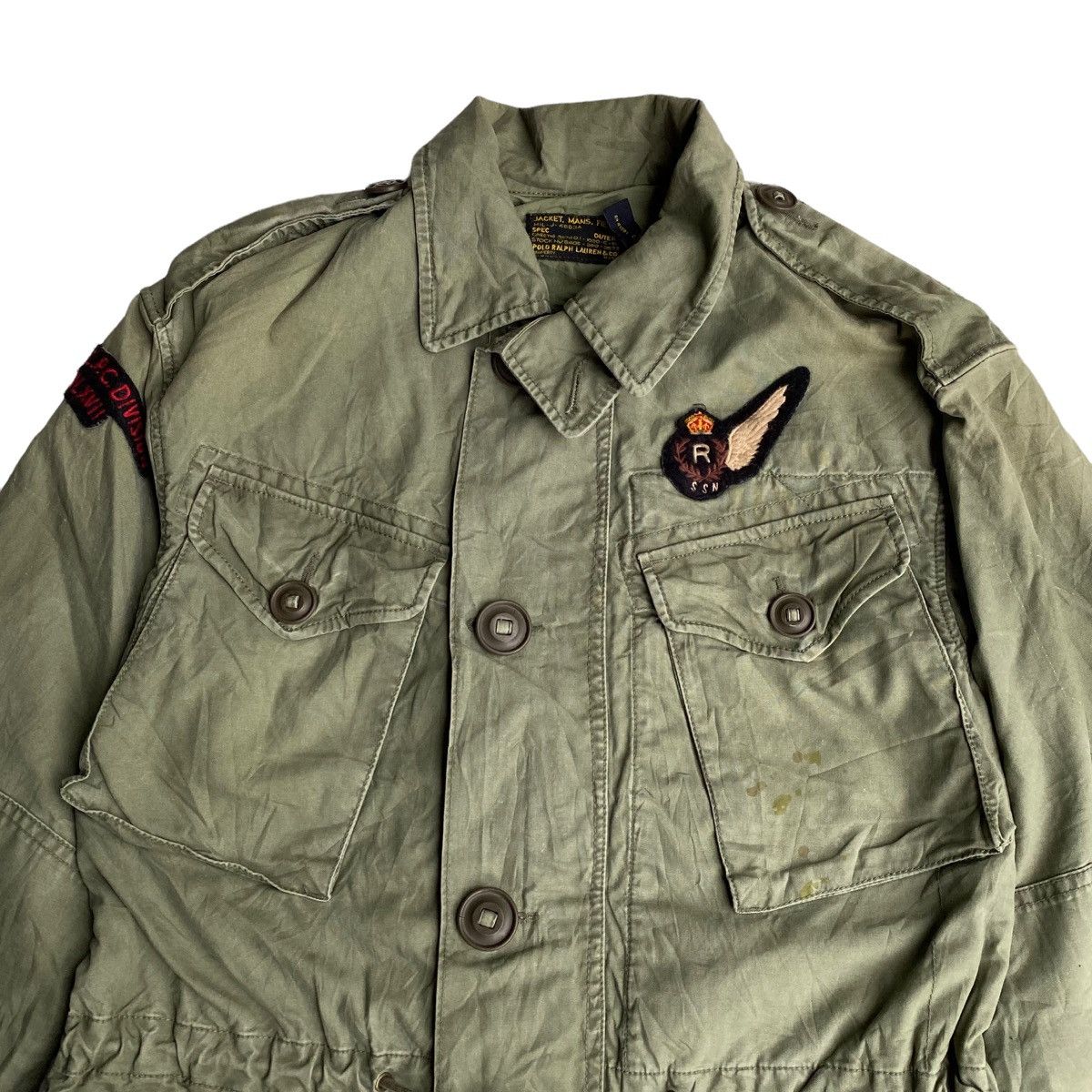 Polo Ralph Lauren Vintage Polo Ralph Lauren Slant Pocket Field Jacket Size US XS / EU 42 / 0 - 6 Thumbnail