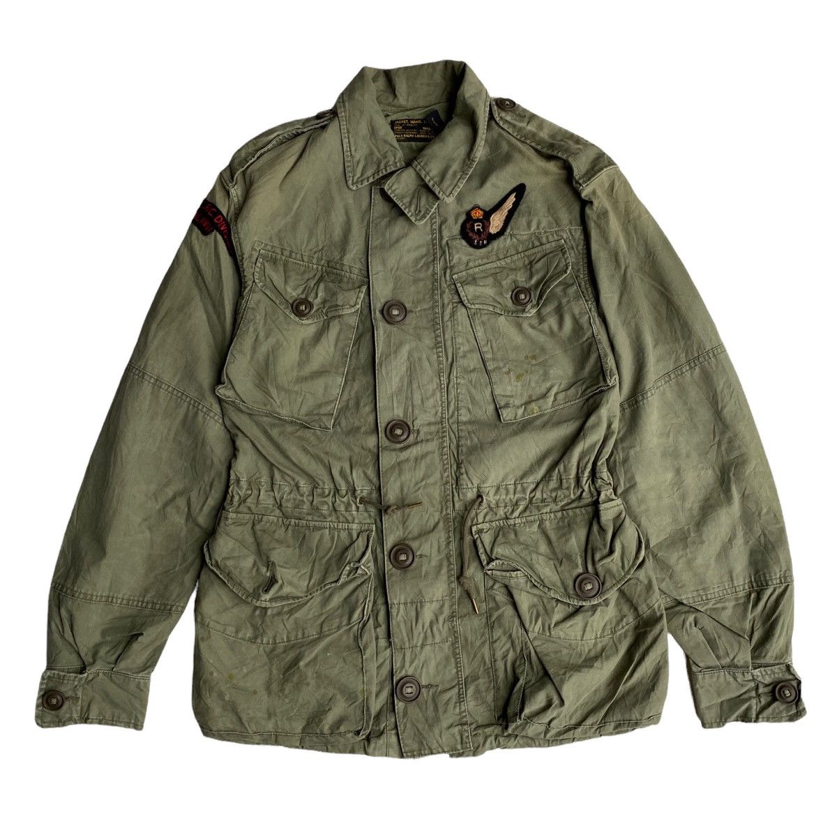 Polo Ralph Lauren Vintage Polo Ralph Lauren Slant Pocket Field Jacket Size US XS / EU 42 / 0 - 1 Thumbnail