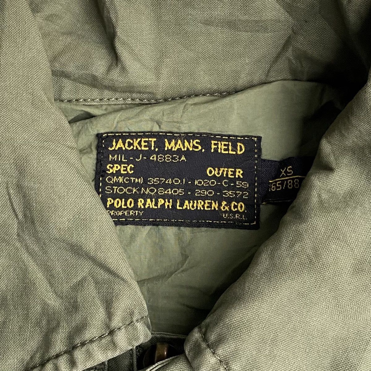 Polo Ralph Lauren Vintage Polo Ralph Lauren Slant Pocket Field Jacket Size US XS / EU 42 / 0 - 10 Thumbnail