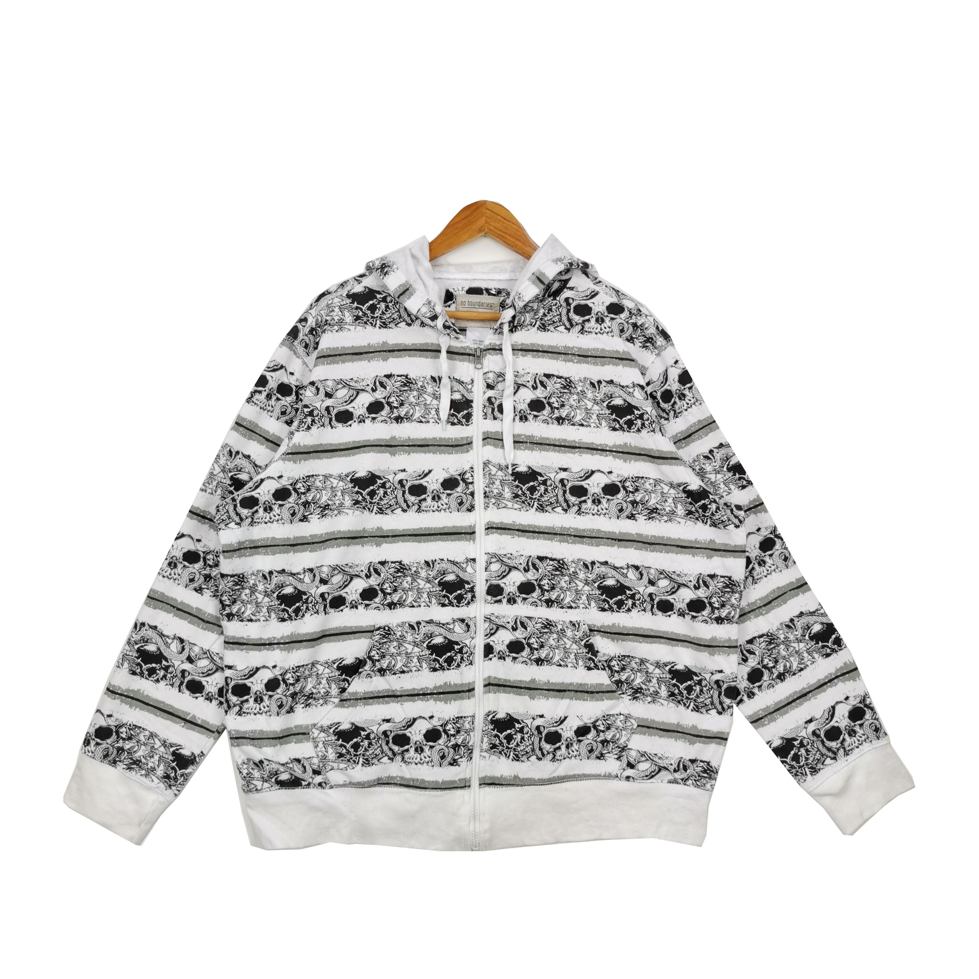 Vintage Skulls Dragon Hoodie Sweater Japanese Sweater
