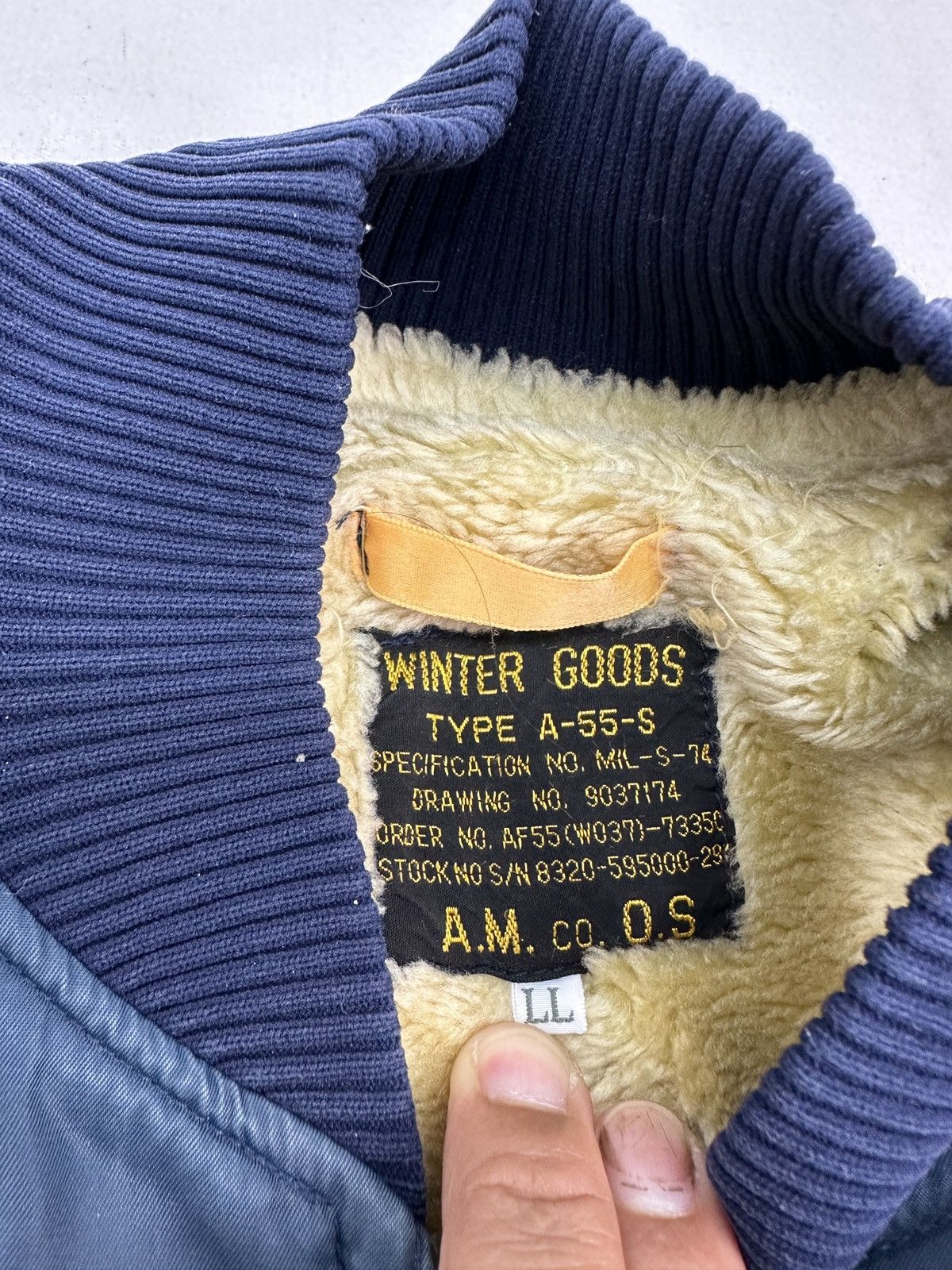 Other Bomber winter jacket Type A-55-S Size US L / EU 52-54 / 3 - 5 Thumbnail