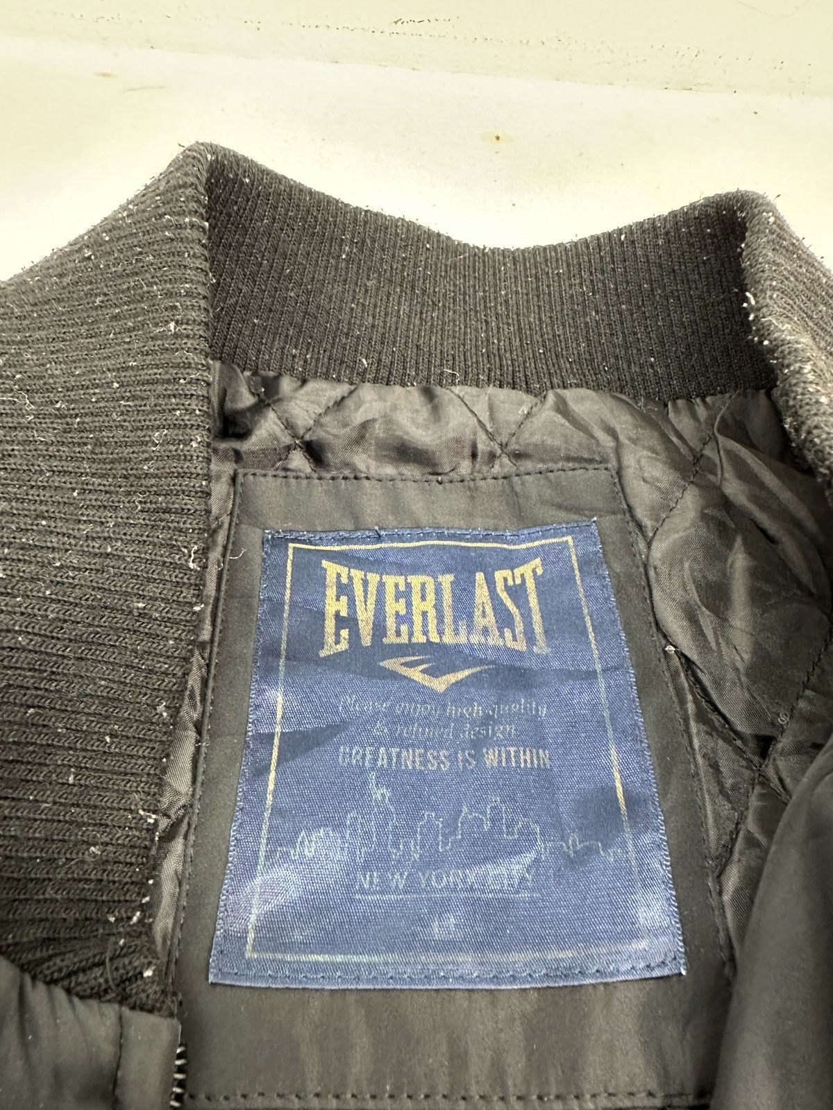 Everlast Everlast distressed Light bomber jacket Size US M / EU 48-50 / 2 - 14 Thumbnail